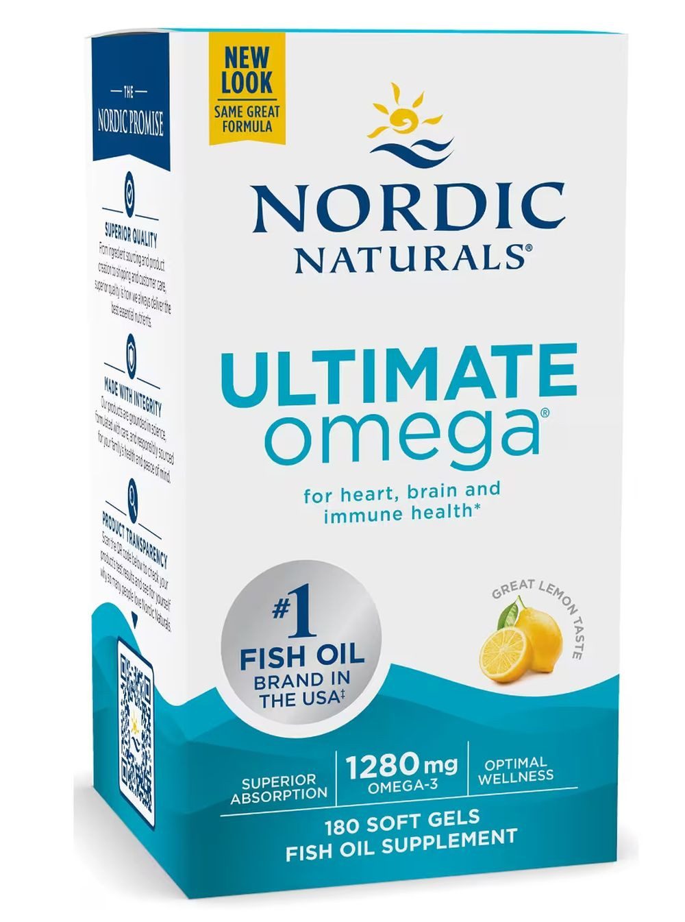 Nordic Naturals Nordic Naturals Ultimate Omega 1280 mg-180 Softgels Flüssig