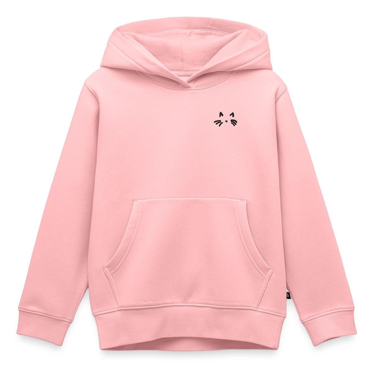 Hoodie Katzen Gesicht Kinder Premium Hoodie