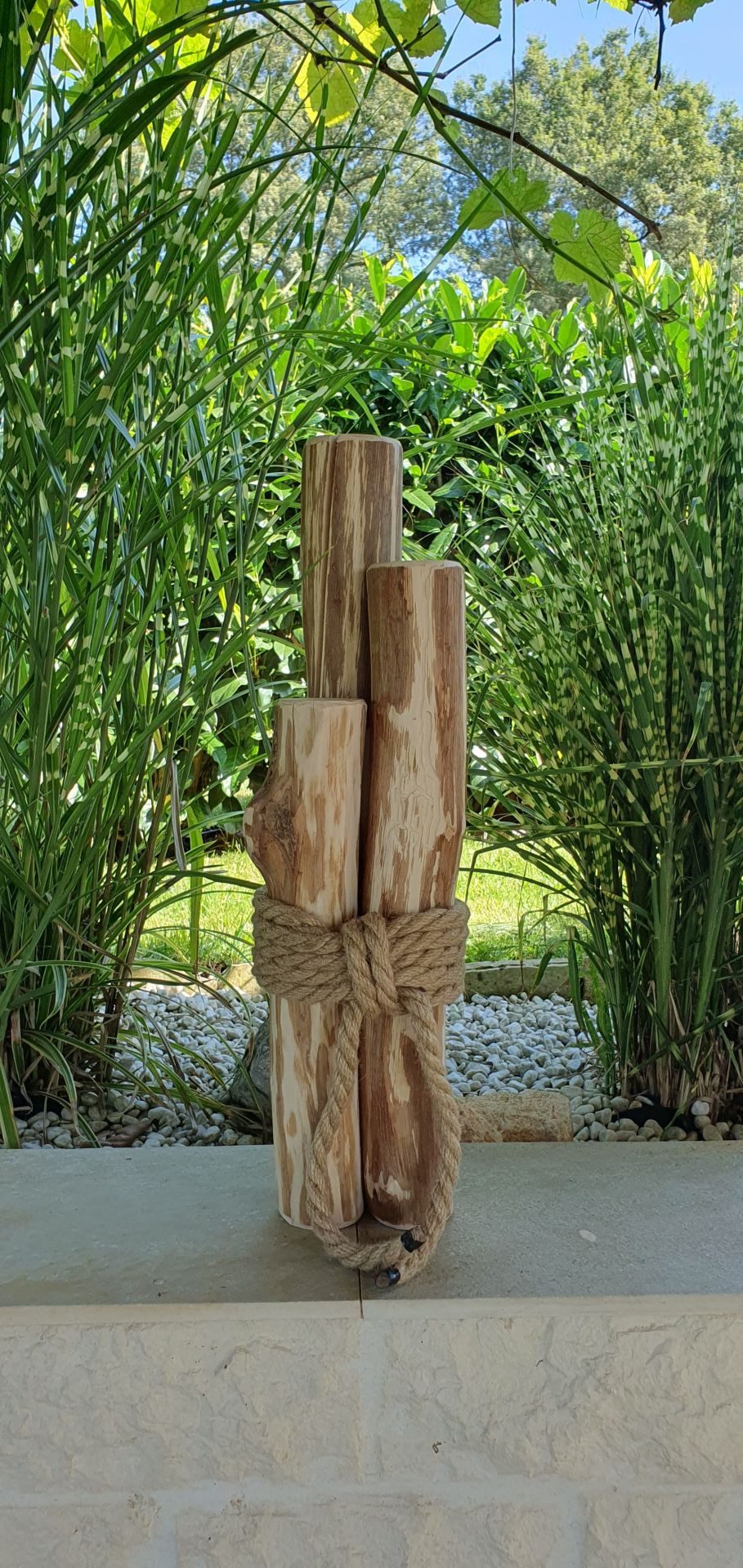 Nature-Lounge Dekosäule Maritime Windlichtsäulen 3er Set günstig online kaufen