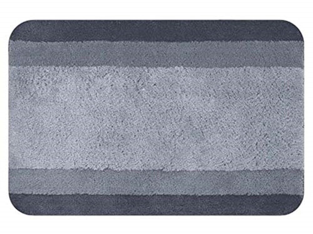 spirella Badematte BALANCE, Höhe 30 mm, Badteppich Hochflor 20-30 mm, 90% Polyester, 10% Acryl, Anti-Rutsch Beschichtung, Für Fußbodenheizung geeignet, Waschbar 40°, Schnelltrocknend, 90% Polyester, 10% Acryl, rechteckig