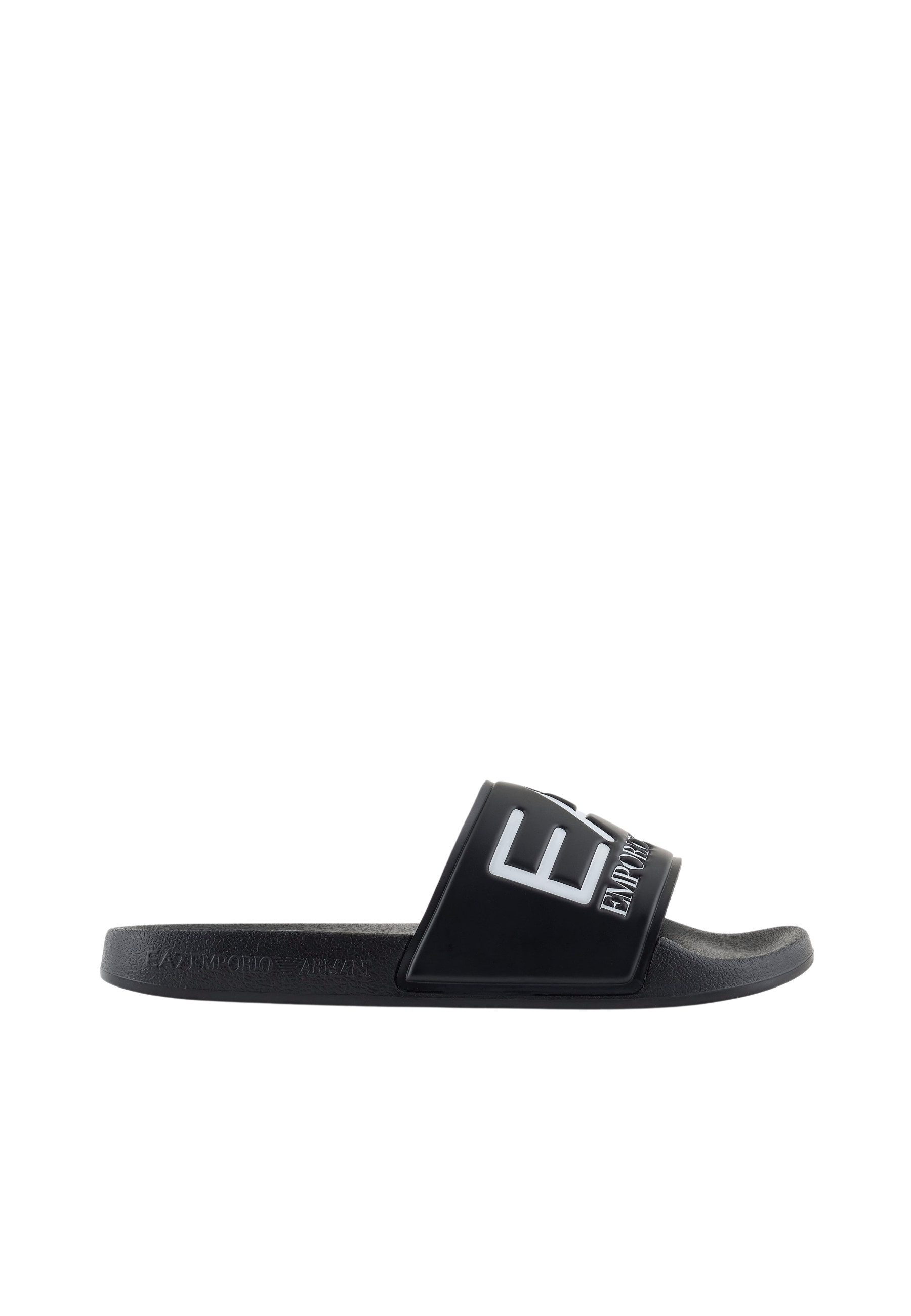 Emporio Armani Sandale Logo Slides Badesandale günstig online kaufen