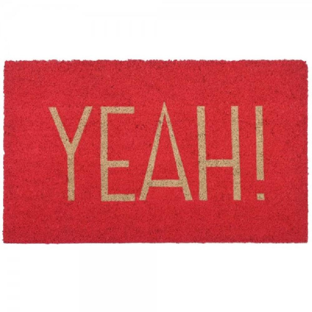 Giftcompany Fußmatte Fußmatte aus Kokosfasern Yeah! (75x45cm)