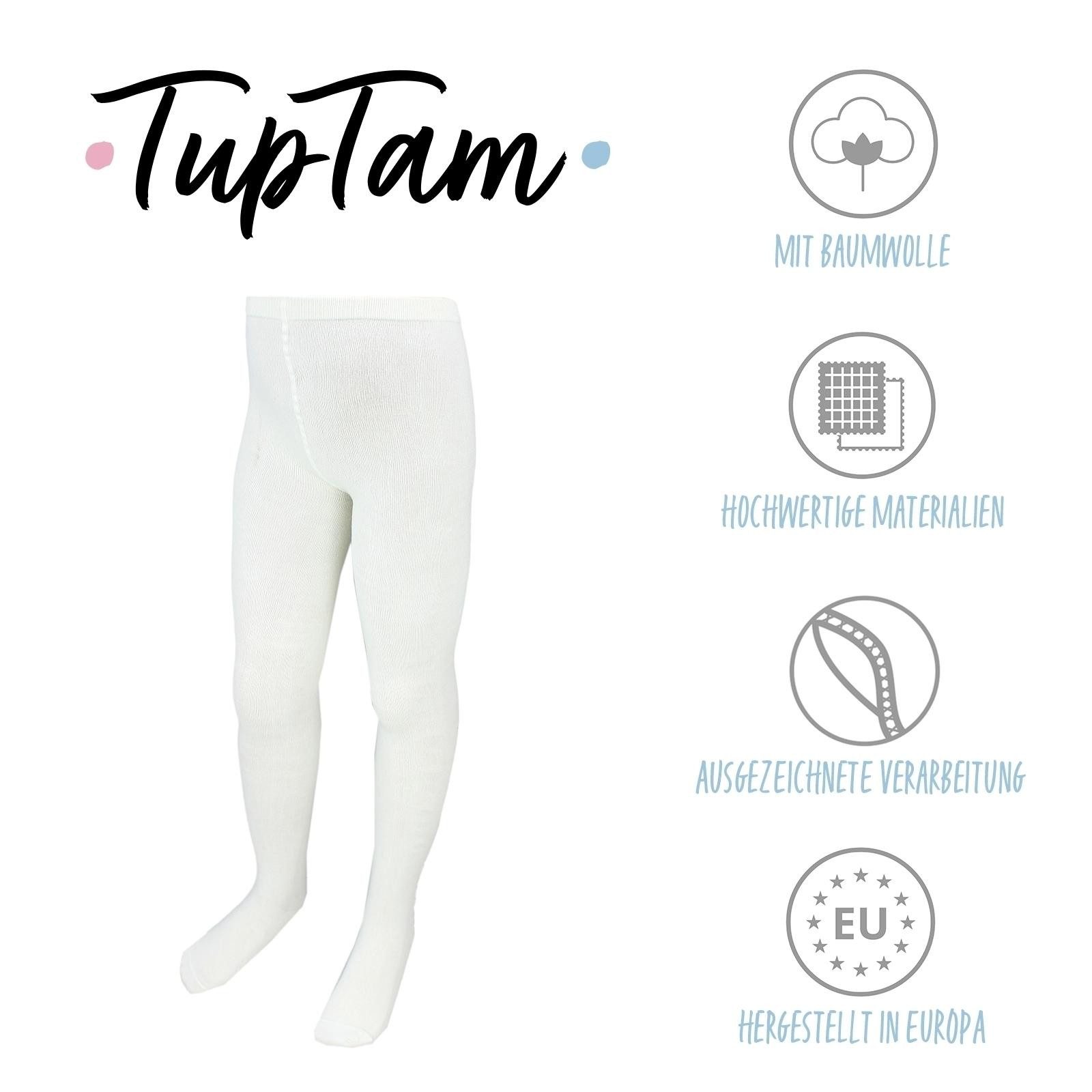 TupTam Strickstrumpfhose TupTam Mädchen Strickstrumpfhosen Bunt Gemustert 6er Pack