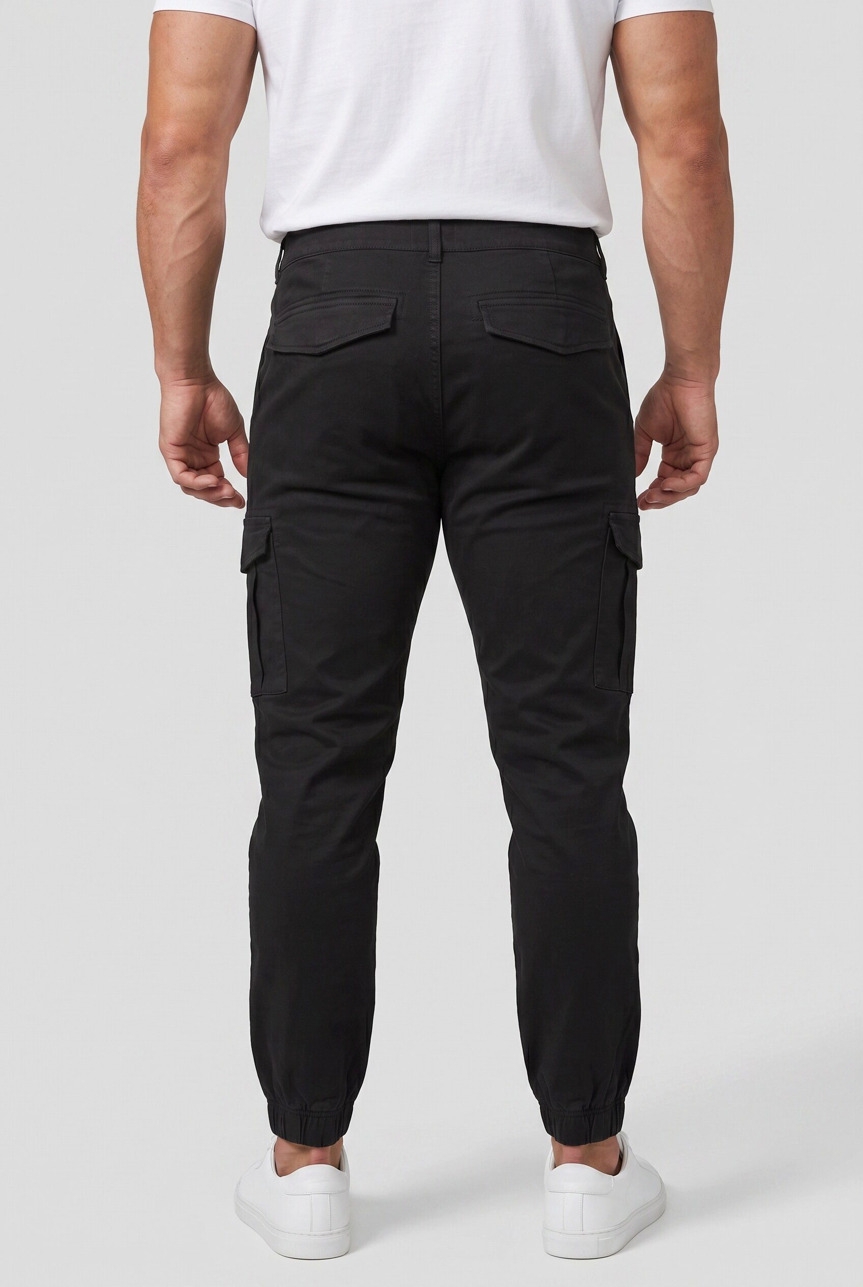 Men Plus Cargohose Twill-Cargohose Bauchfit Straight Fit bis 72