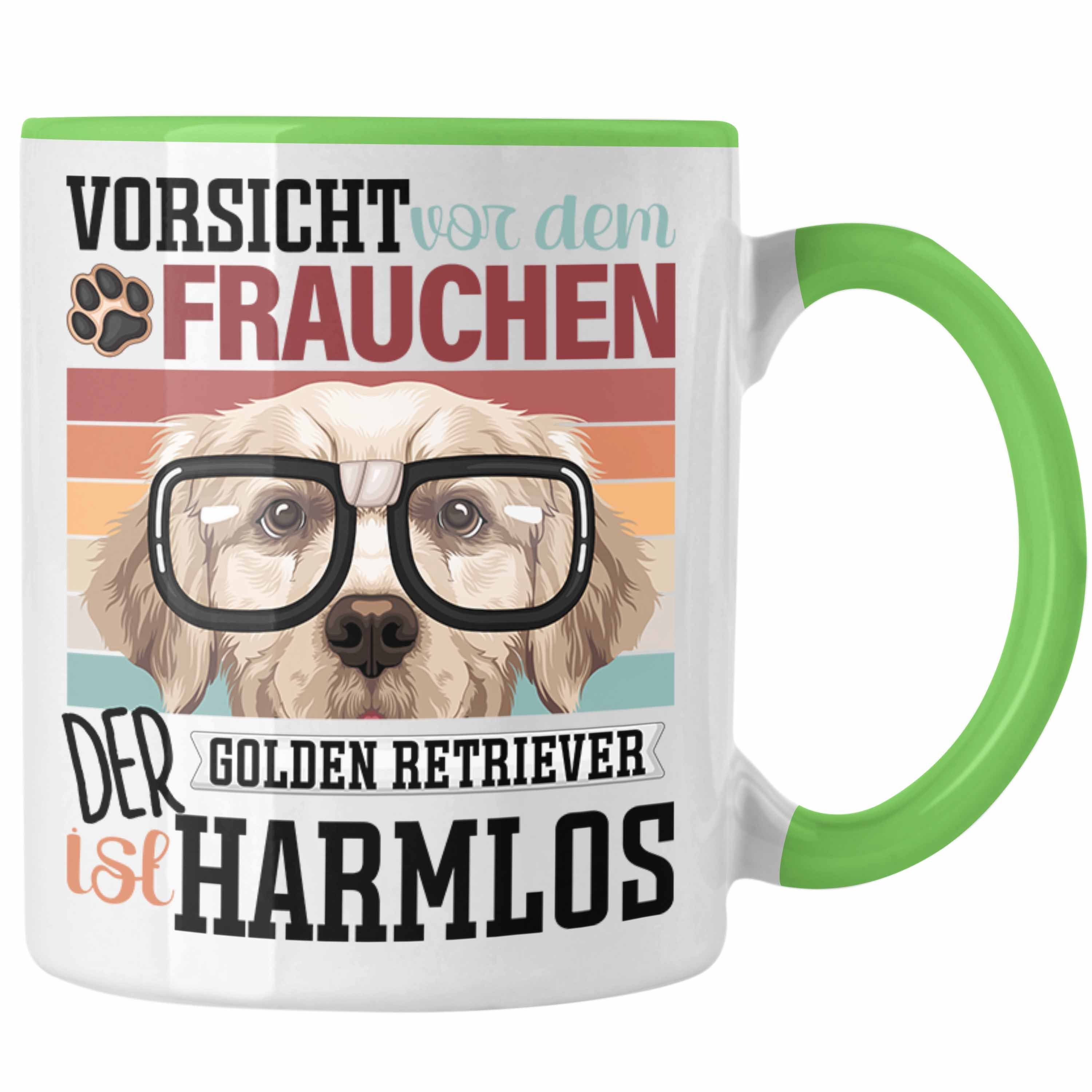 Trendation Tasse Golden Retriever Besitzerin Frauchen Tasse Geschenk Lustiger Spruch Ge Grün