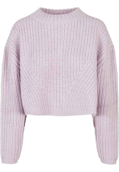 URBAN CLASSICS Rundhalspullover Urban Classics Damen Ladies Wide Oversize Sweater (1-tlg)