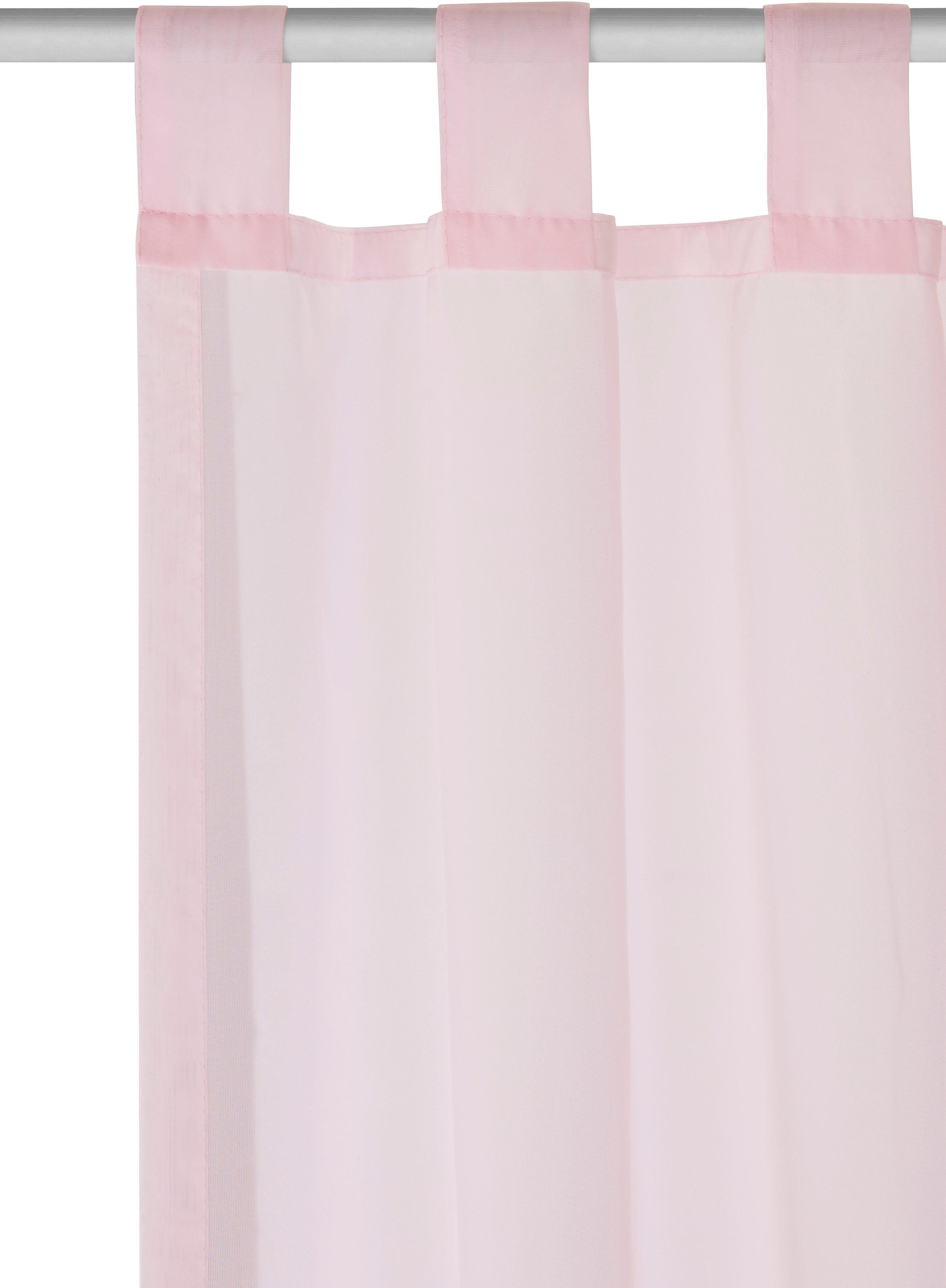 OTTO home Gardine XANA mit Schlaufen, Topseller! (1 St), Schlaufen, transparent, Voile, Bestseller, einfarbig, 1 Schal, pflegeleicht, preiswert! – Bild 4 von 5