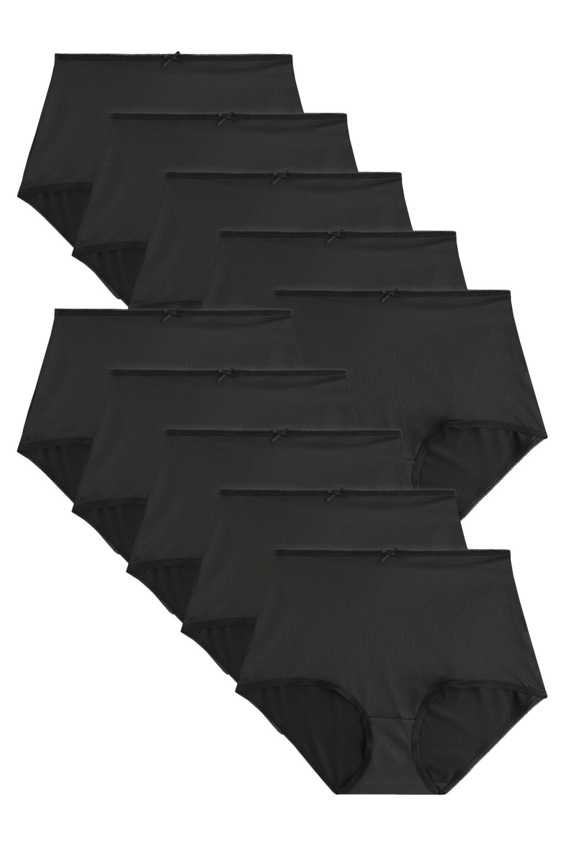 Taillenslip Mikrofaser-Slips, 10er-Pack, voll bedeckend