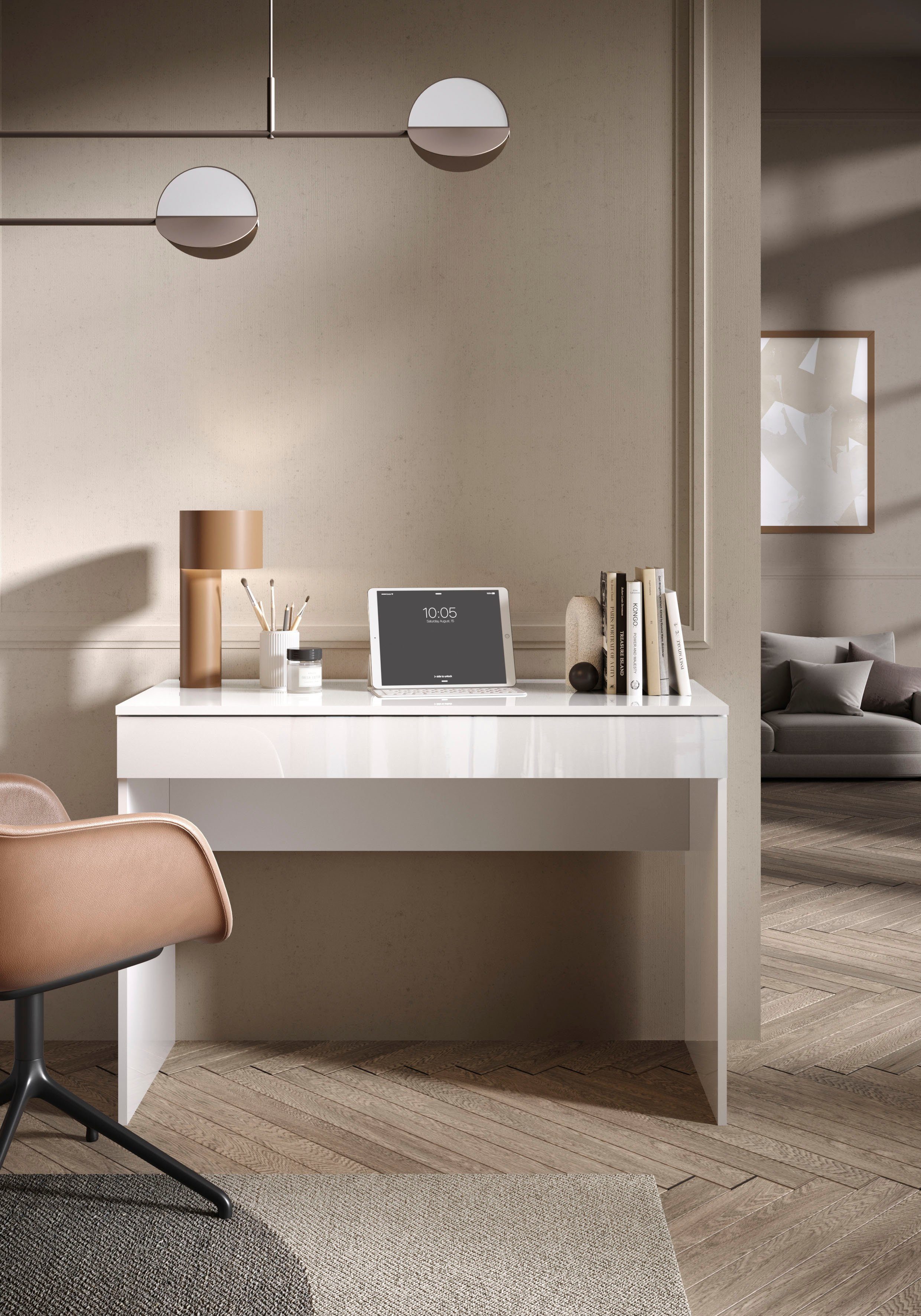 INOSIGN Schreibtisch Basic, Computertisch mit 1 Schublade, Arbeitstisch, Sc günstig online kaufen