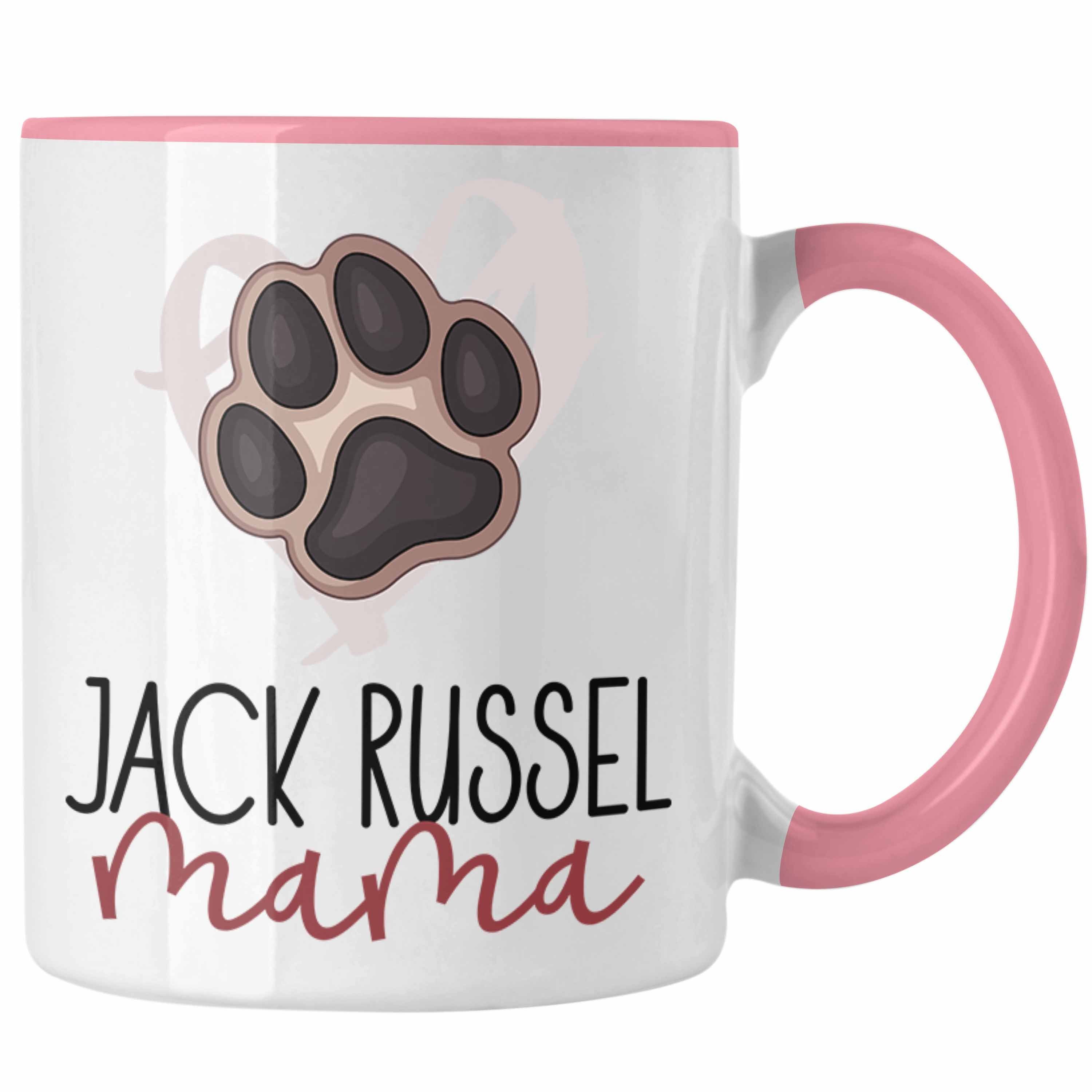 Trendation Tasse Jack Russel Mama Tasse Geschenk Muttertag Lustige Pfote
