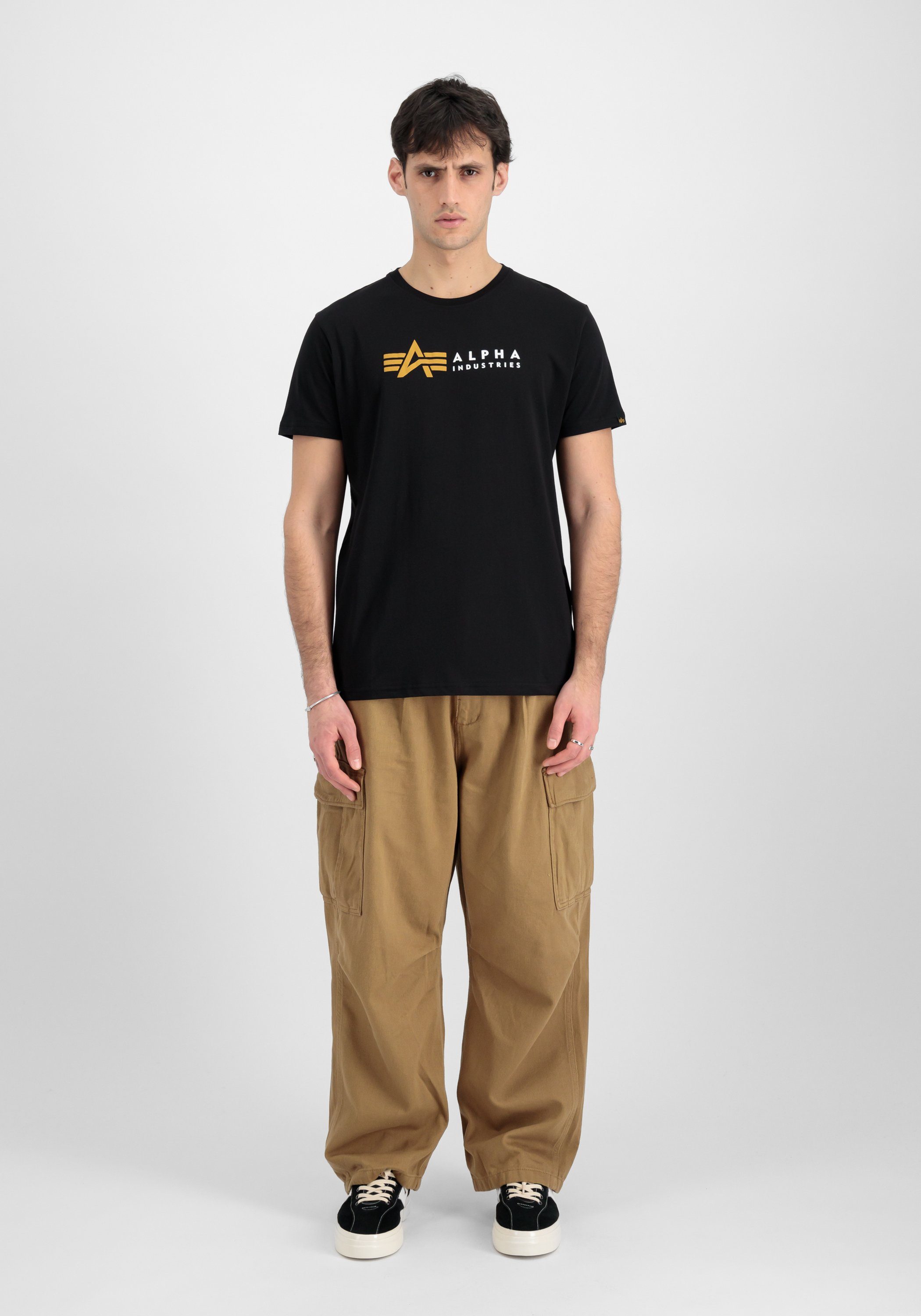 Alpha Industries T-Shirt Alpha Label T-Shirt PP – Bild 5 von 5