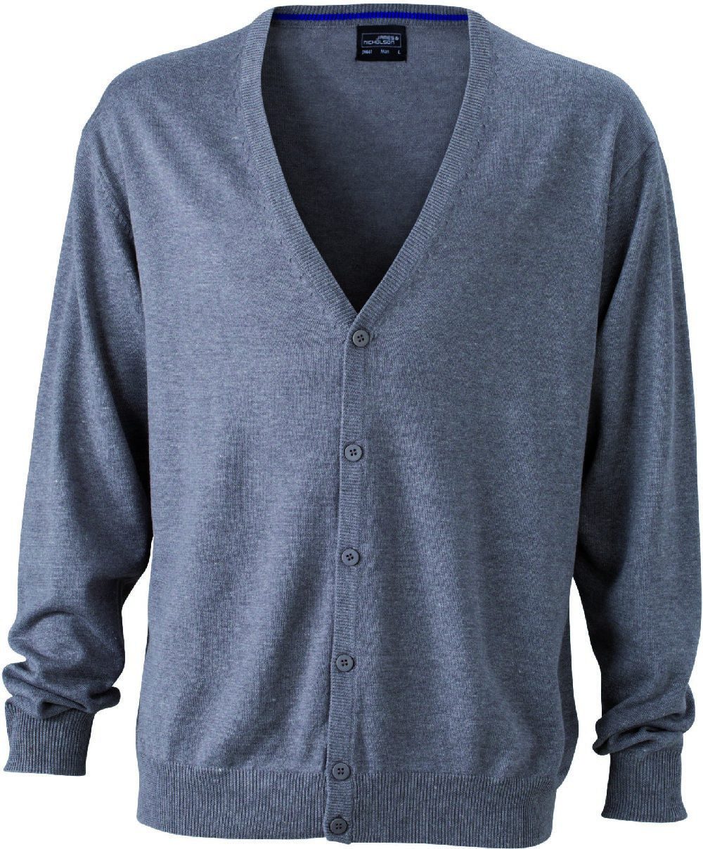 Daiber Cardigan JN 661 Herren V-Neck Cardigan Leichte Strickqualität günstig online kaufen