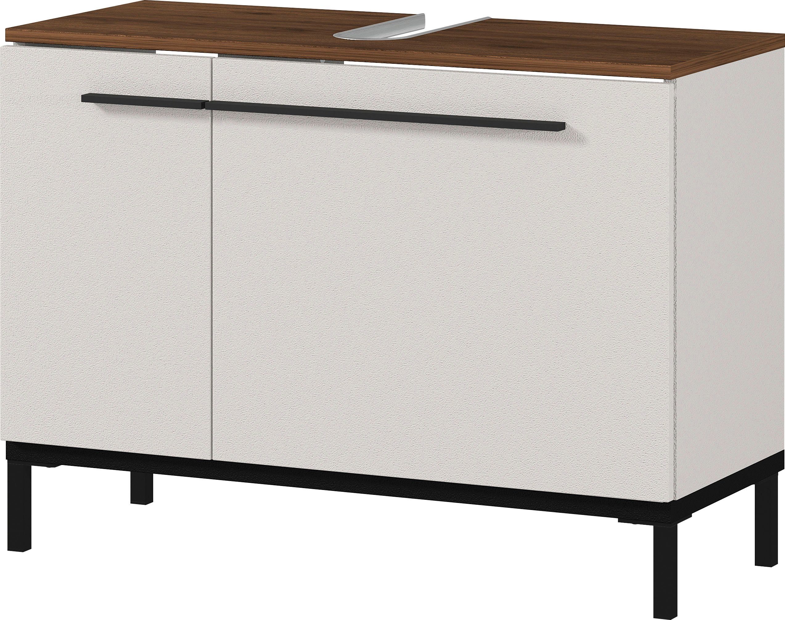 GERMANIA Waschbeckenunterschrank Yonkers Hochwertige ABS-Kanten, Griffe & h günstig online kaufen