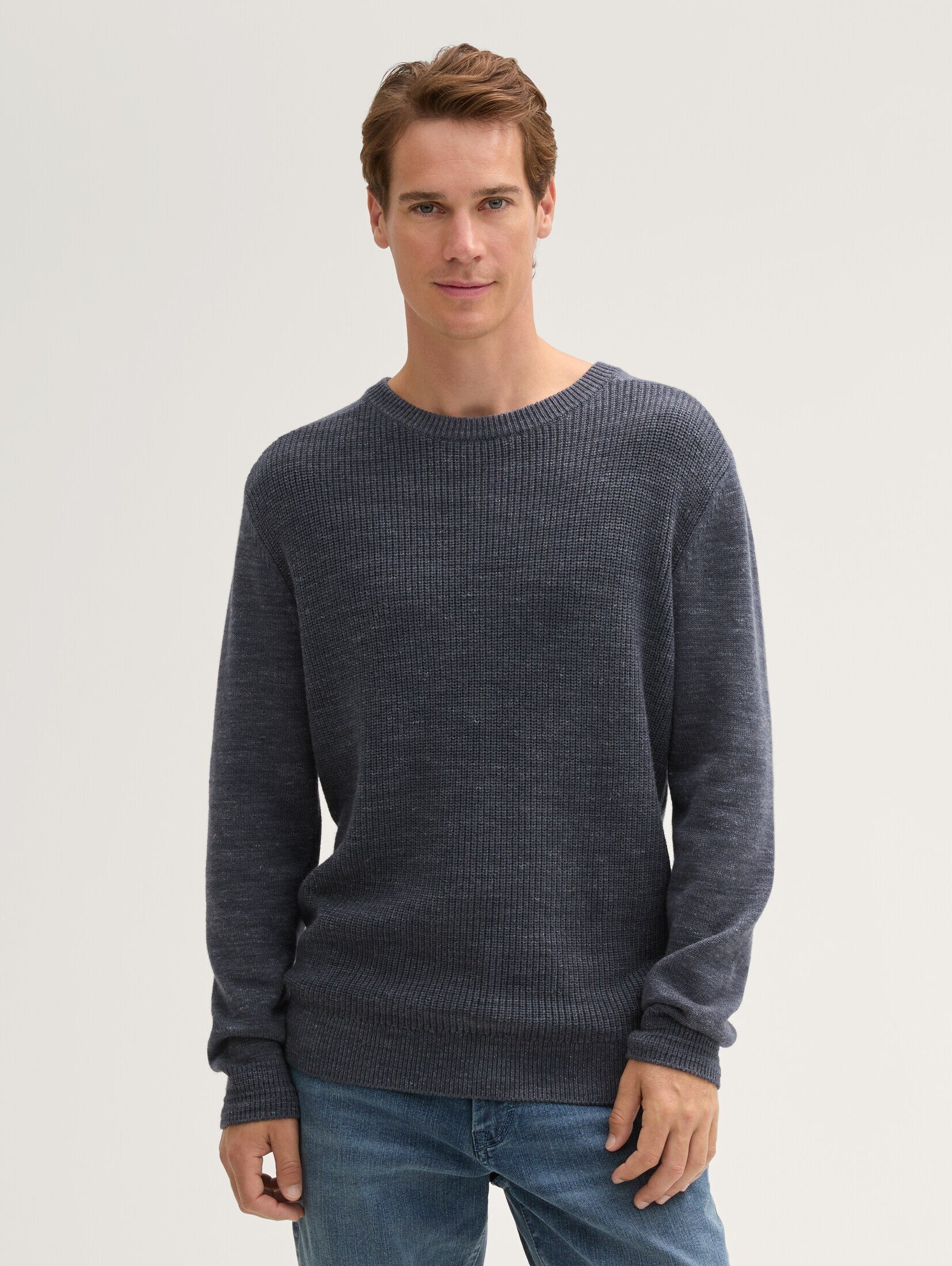 Strickpullover Strickpullover mit Wollanteil
