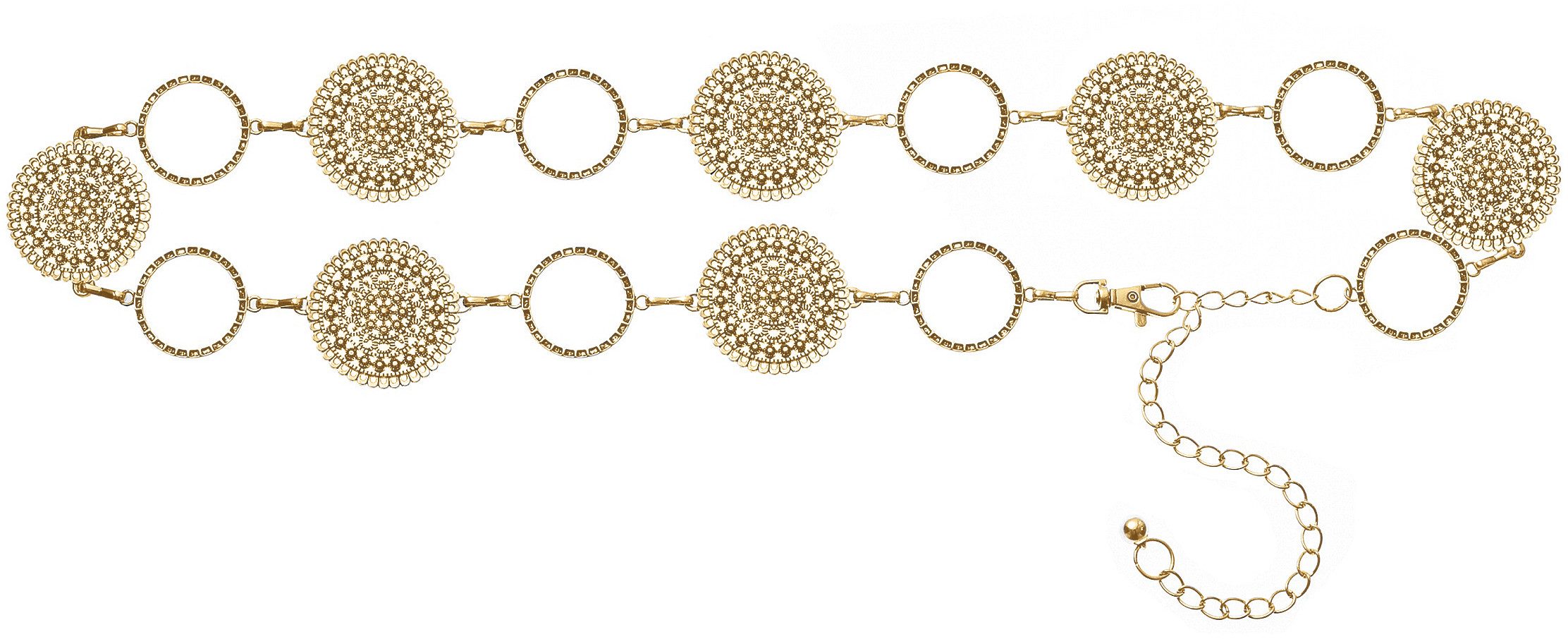 LASCANA Kettengürtel Schmuckgürtel verstellbare Schließe, Taillengürtel, Hüftkette