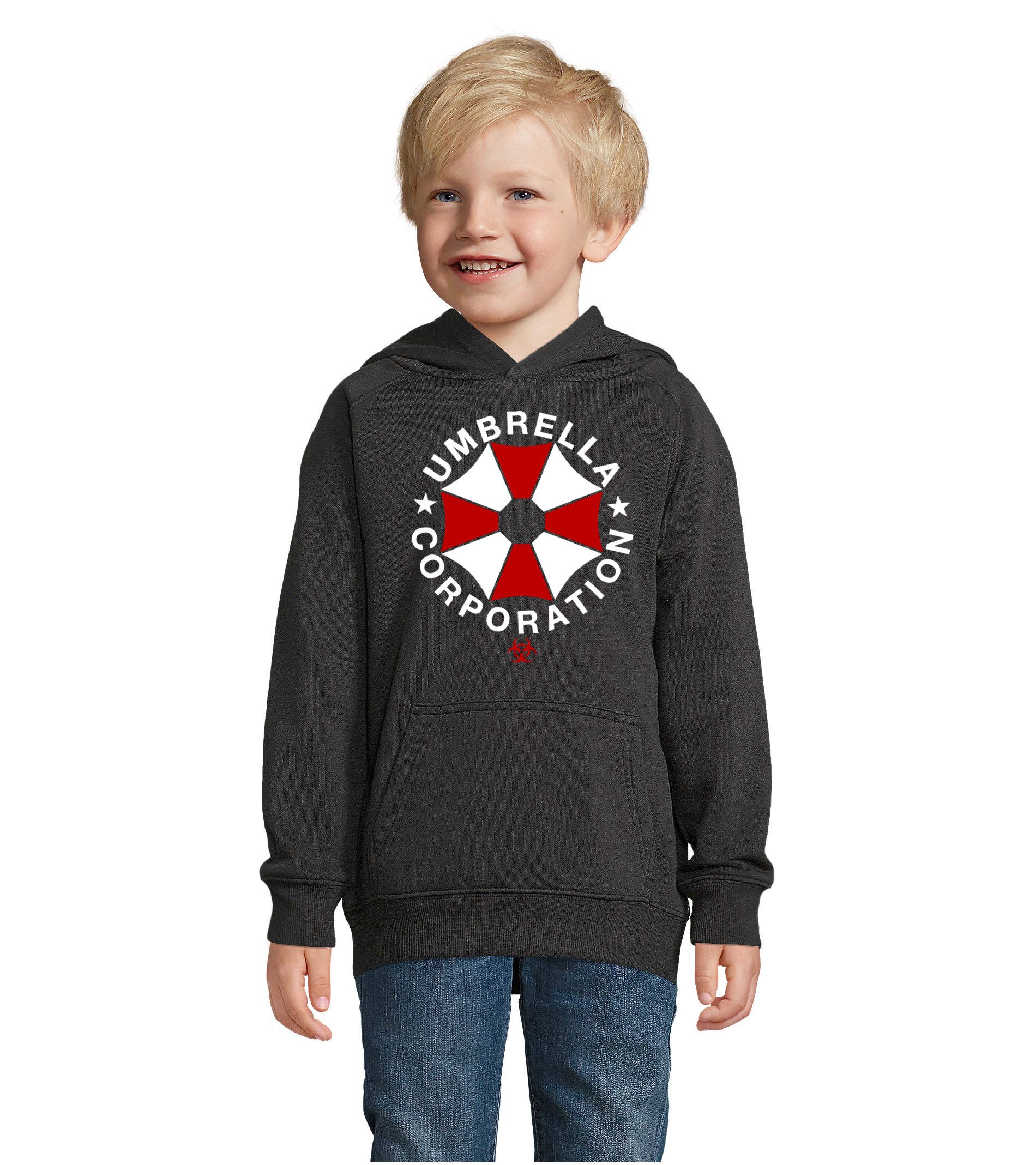Hoodie Umbrella Kinder Hoodie Kultsymbol Print Gamer Freizeit