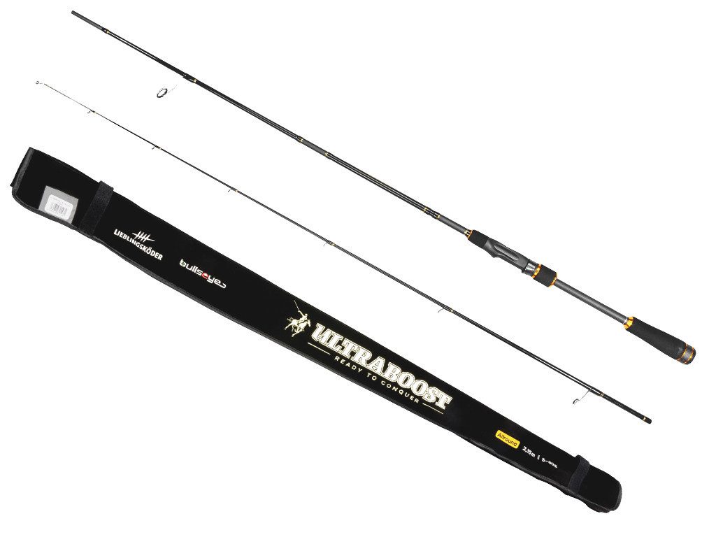 Lieblingsköder Spinnrute Allround Angelset - Ultraboost Rute + Daiwa Fuego Rolle, (Allround, 2-tlg., Ultraboost Allround Set), Perfekte Abstimmung von Rute und Rolle