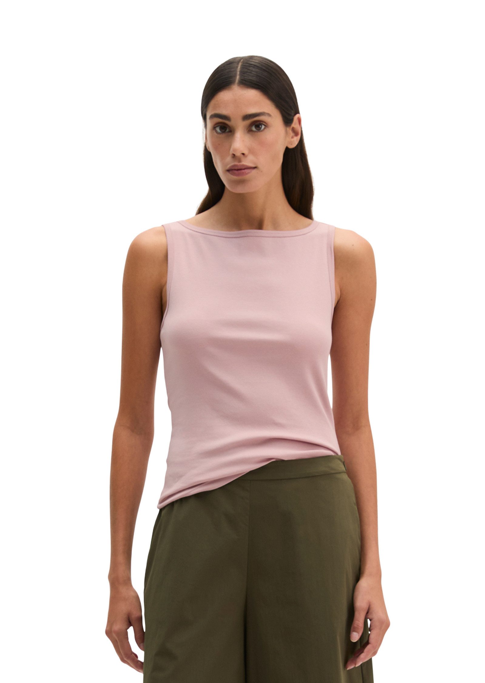 Marc O'Polo T-Shirt aus Organic-Cotton-Rib-Jersey