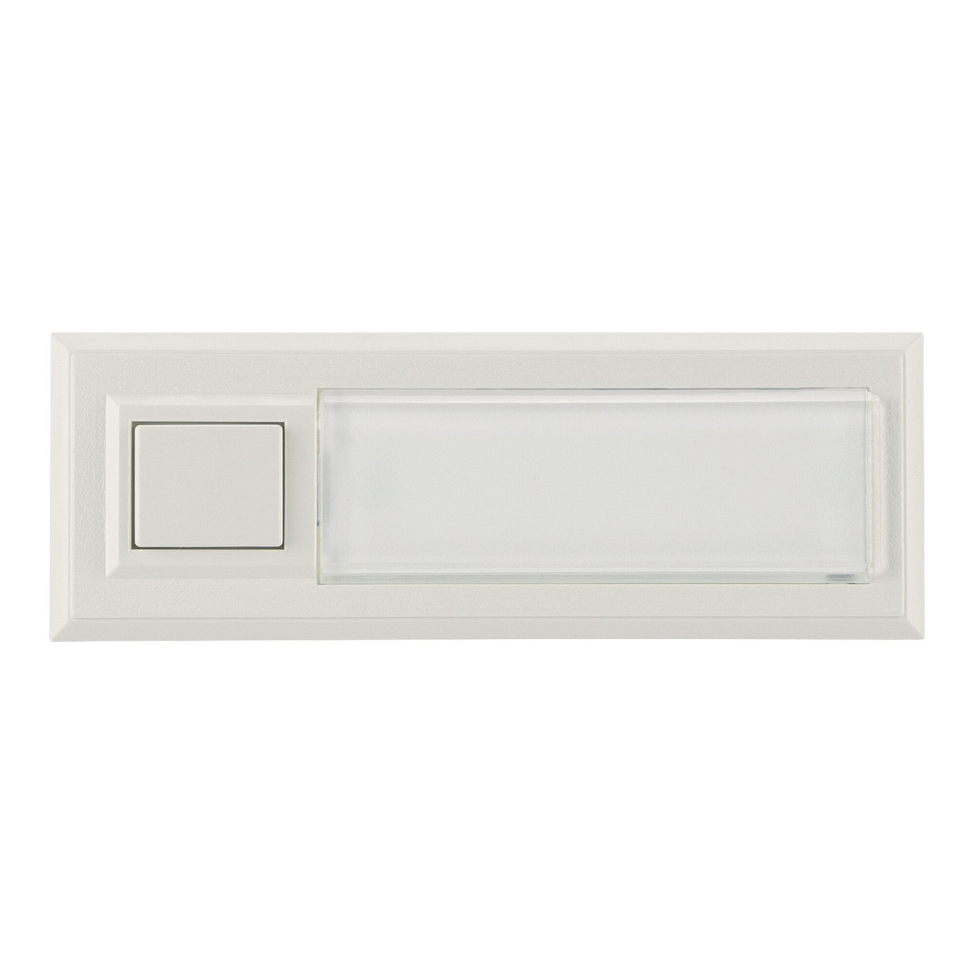 GROTHE Schalter Grothe Klingeltaster AP 1fach 32x90x18mm,ws,bel. ETA 2132A