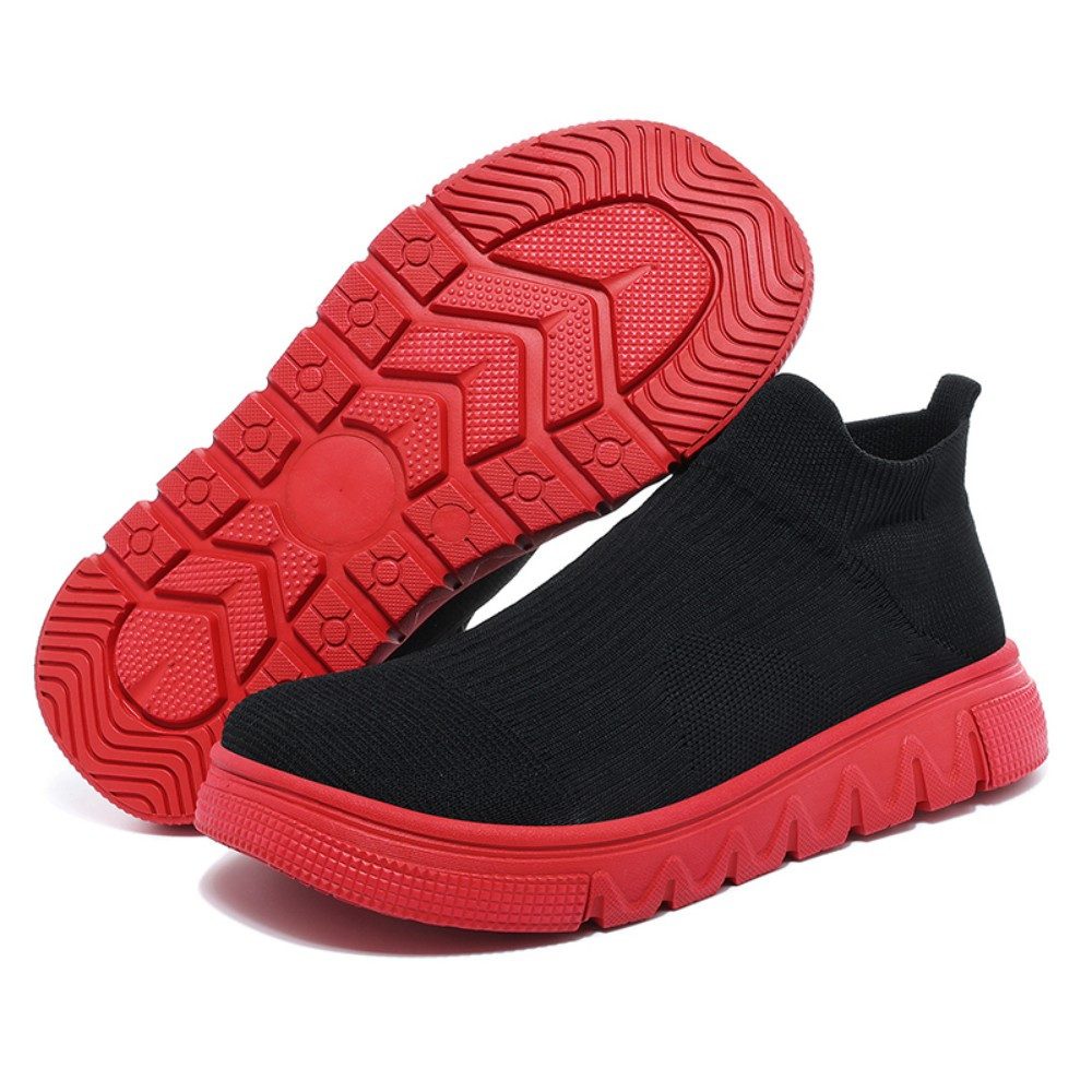 HUSK'SWARE Barfußschuh (atmungsaktive Freizeitschuhe für breite Füße) Paar-Sportschuhe mit Flyknit-Obermaterial, leichte Laufschuhe