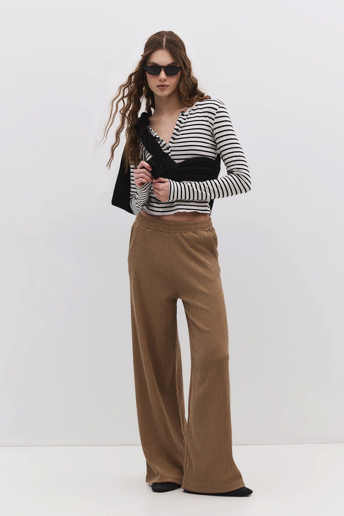Bequeme Jeans Bequeme Hose mit Struktur