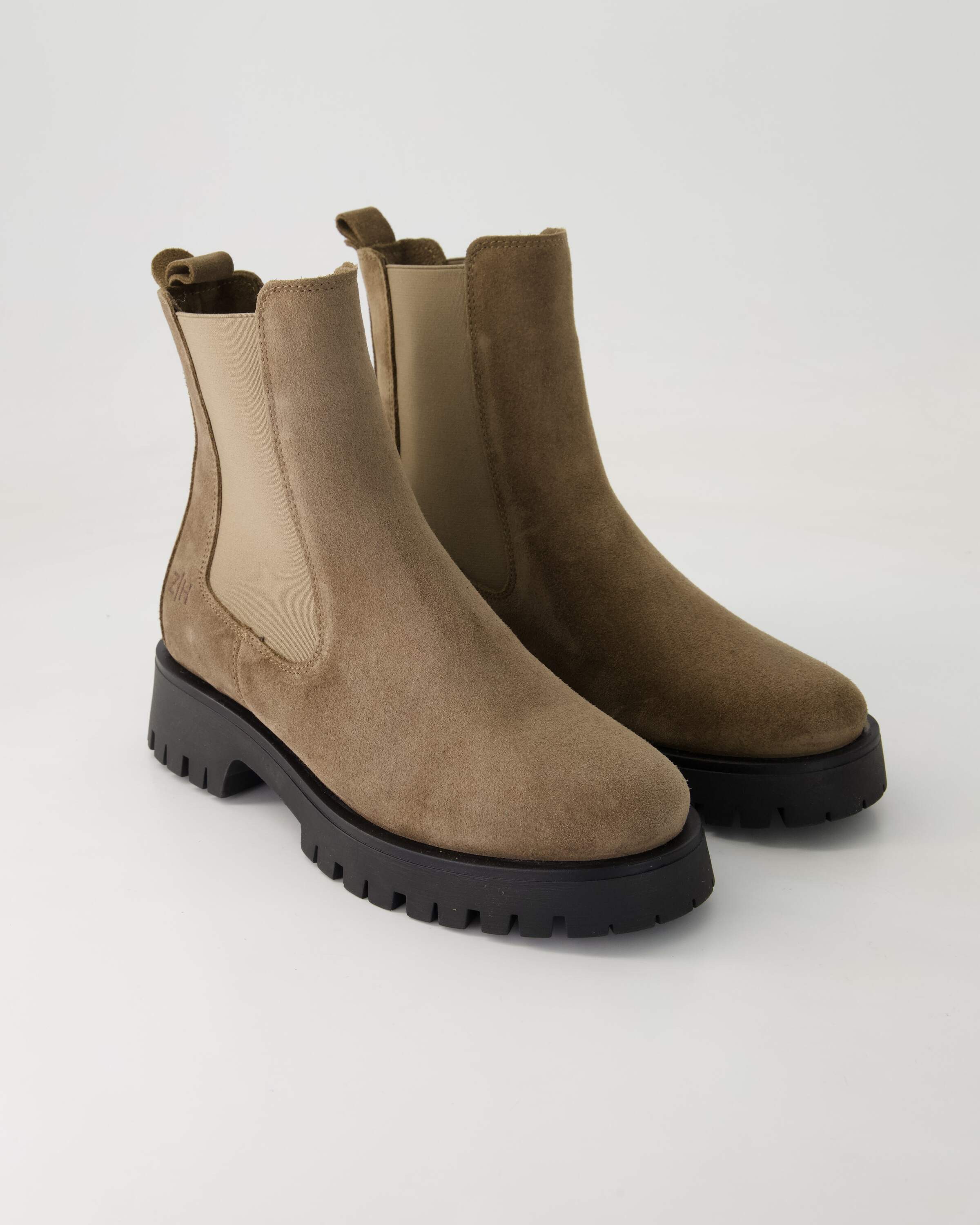 ZAHIRA A8399-25 Chelseaboots Obermaterial: Leder und Textil