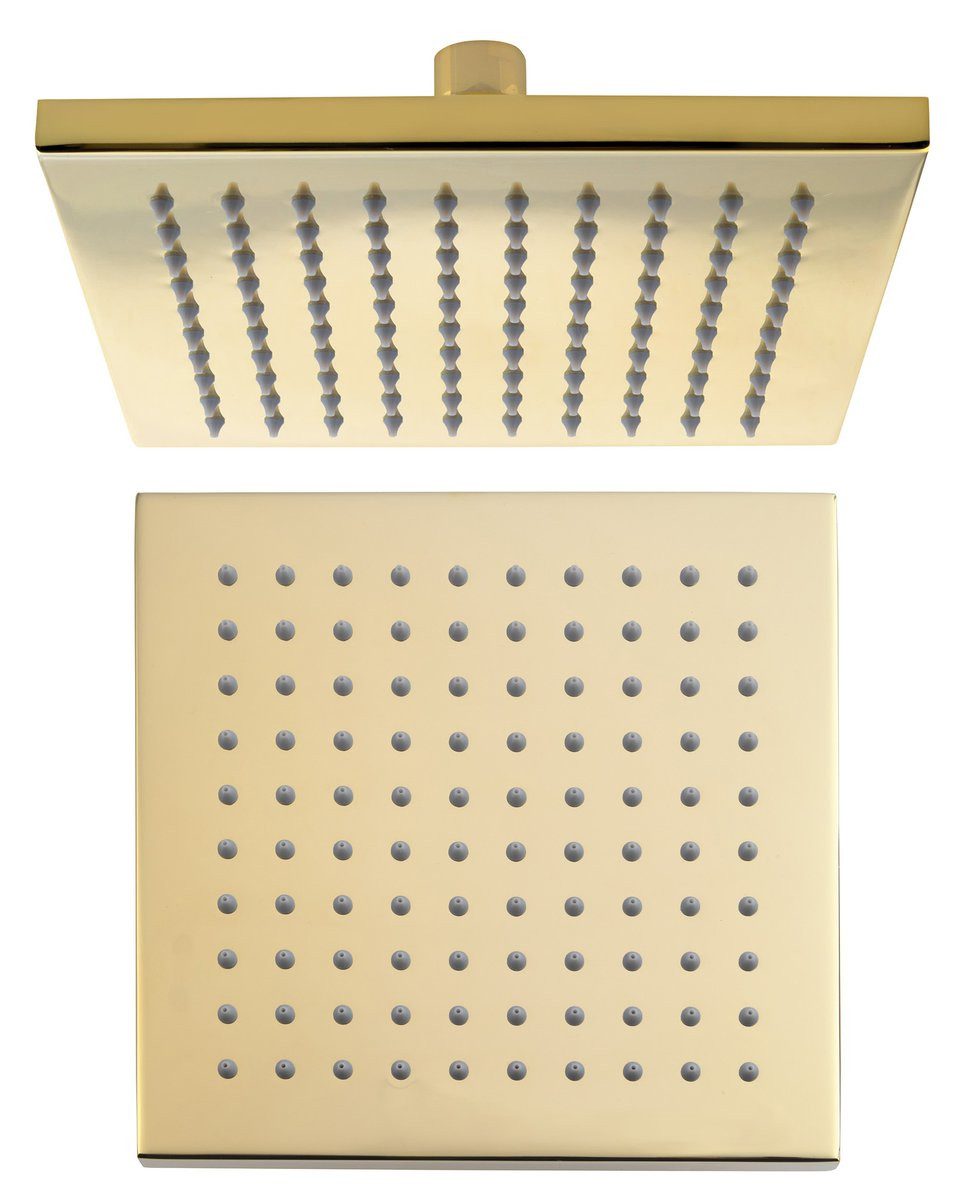 Sapho Kopfbrause Kopfbrause, 195x195mm, Gold, Sapho-SF316