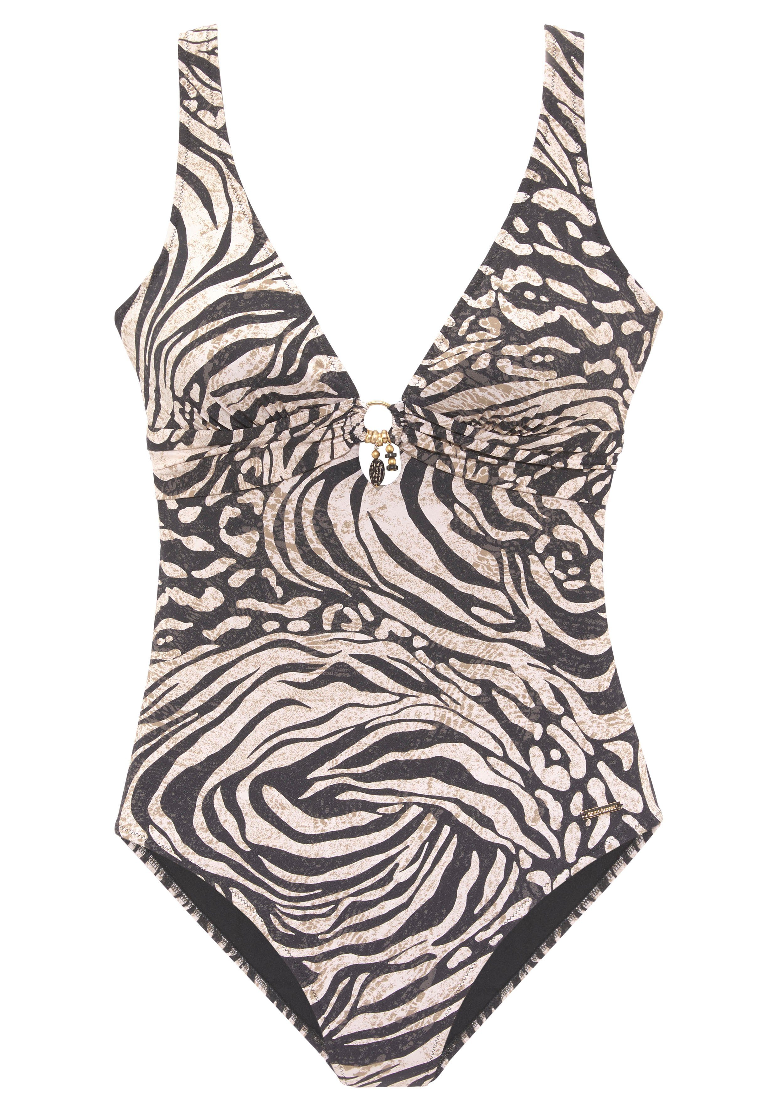 Bruno Banani Badeanzug in trendigem Animalprint günstig online kaufen