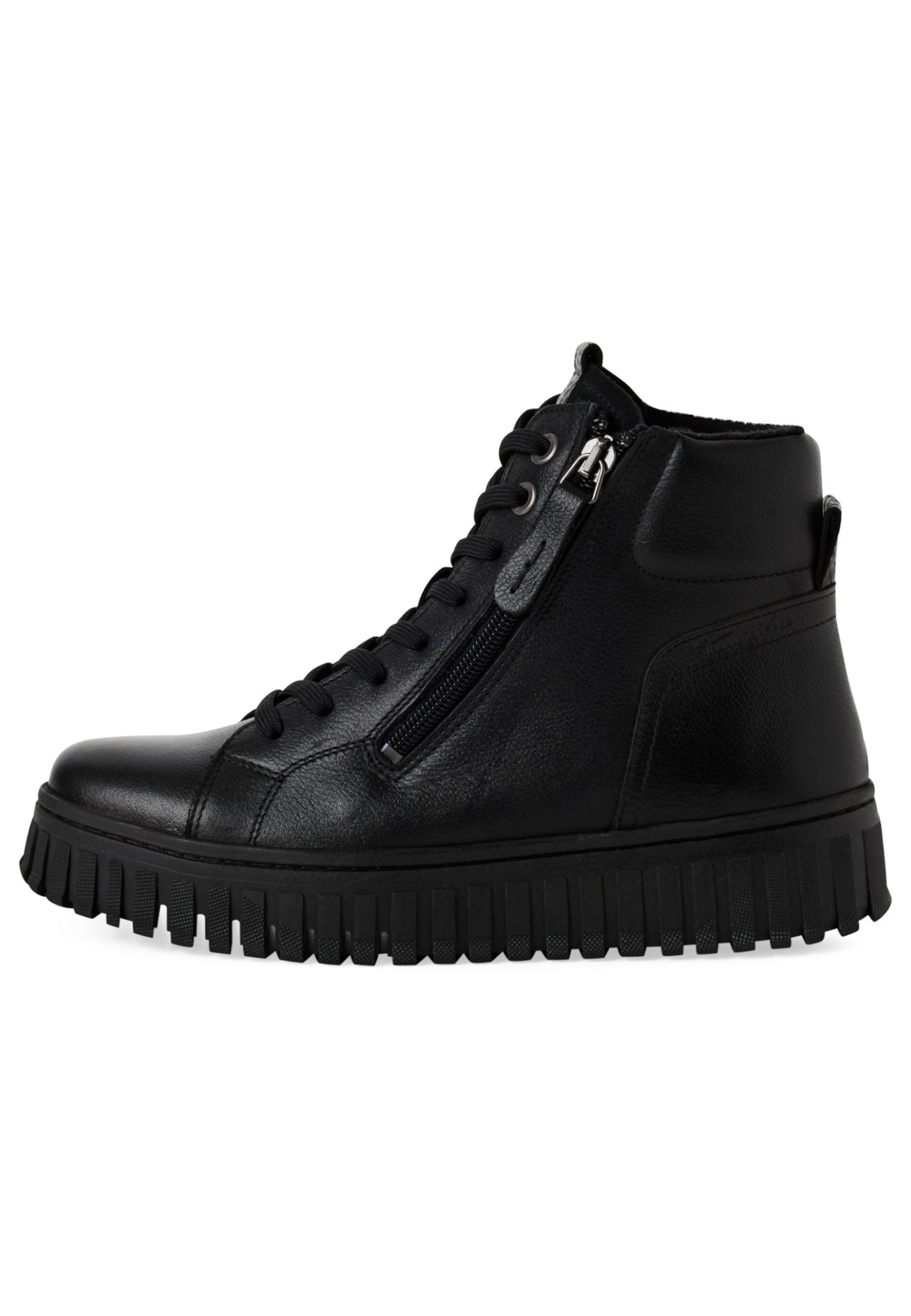Tamaris 1-25206-43 003 Black Leather Stiefelette