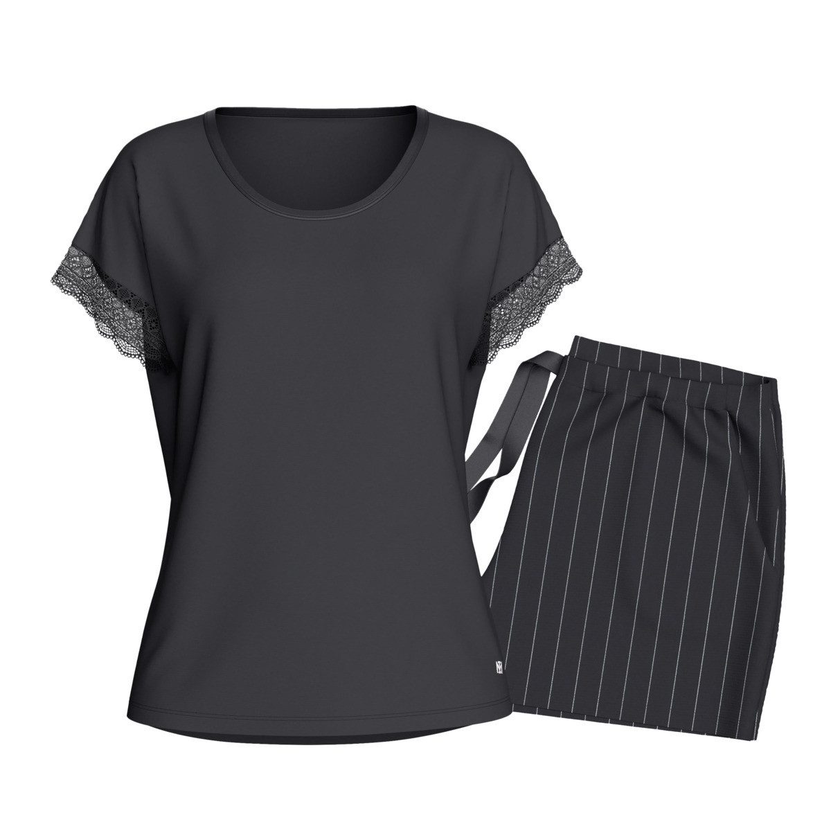 IMPETUS Pyjama IM8511M8900 Damen Schlafanzug, Zweiteiler, Nachtwäsche, Nachtgewand, Nachtzeug