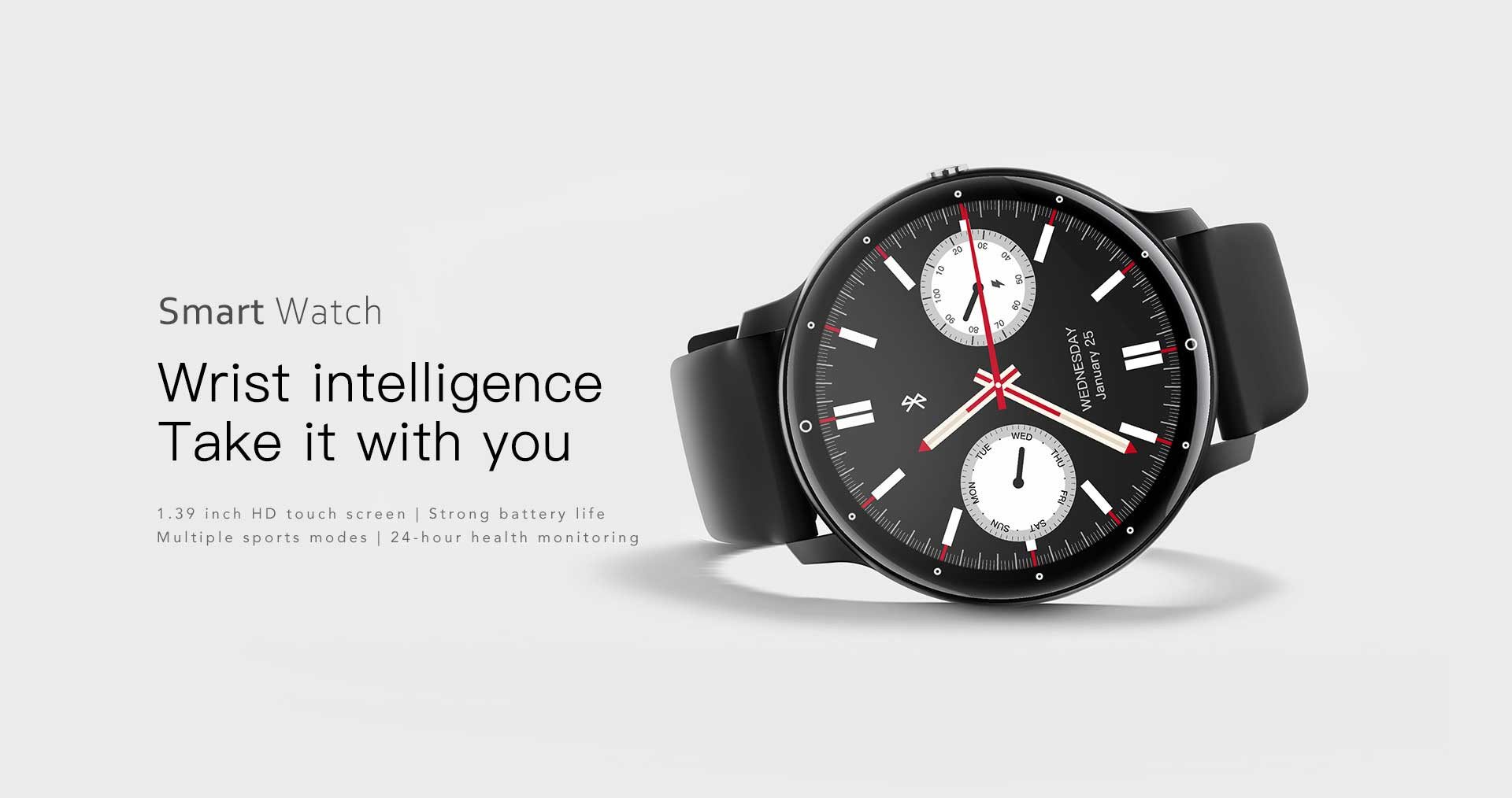 Zevelora Herren's & Damen's IP67 Wasserdicht Fitness-Tracker Telefonfunktion Smartwatch (3,53 cm/1,39 Zoll, Android/iOS), mit austauschbarem weichem Mesharmband, mit G-Sensor, Herzfrequenzmesser & Schrittzähler - 230 mAh Akku
