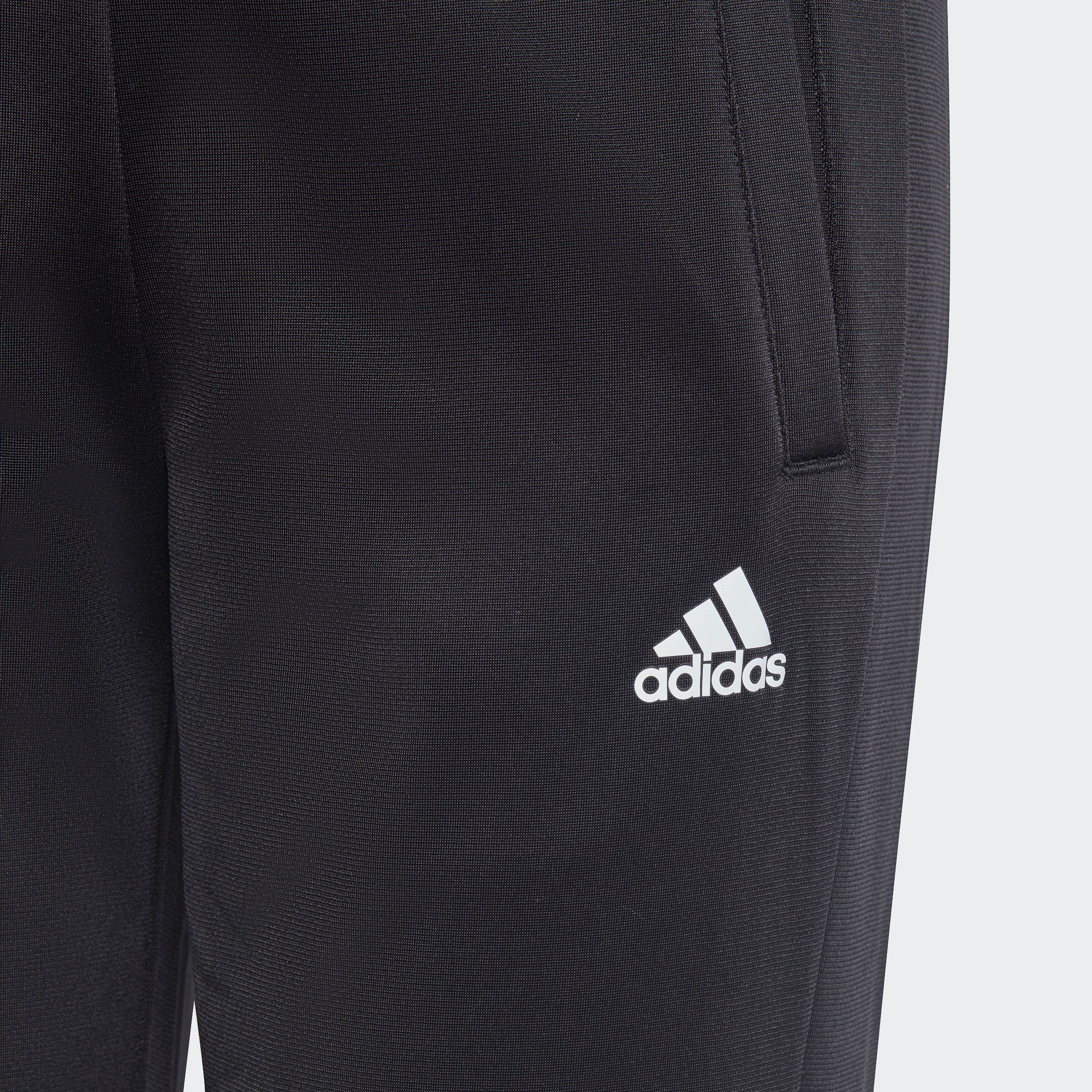 adidas Sportswear (2-tlg) Black White LOGO ESSENTIALS / BIG Trainingsanzug