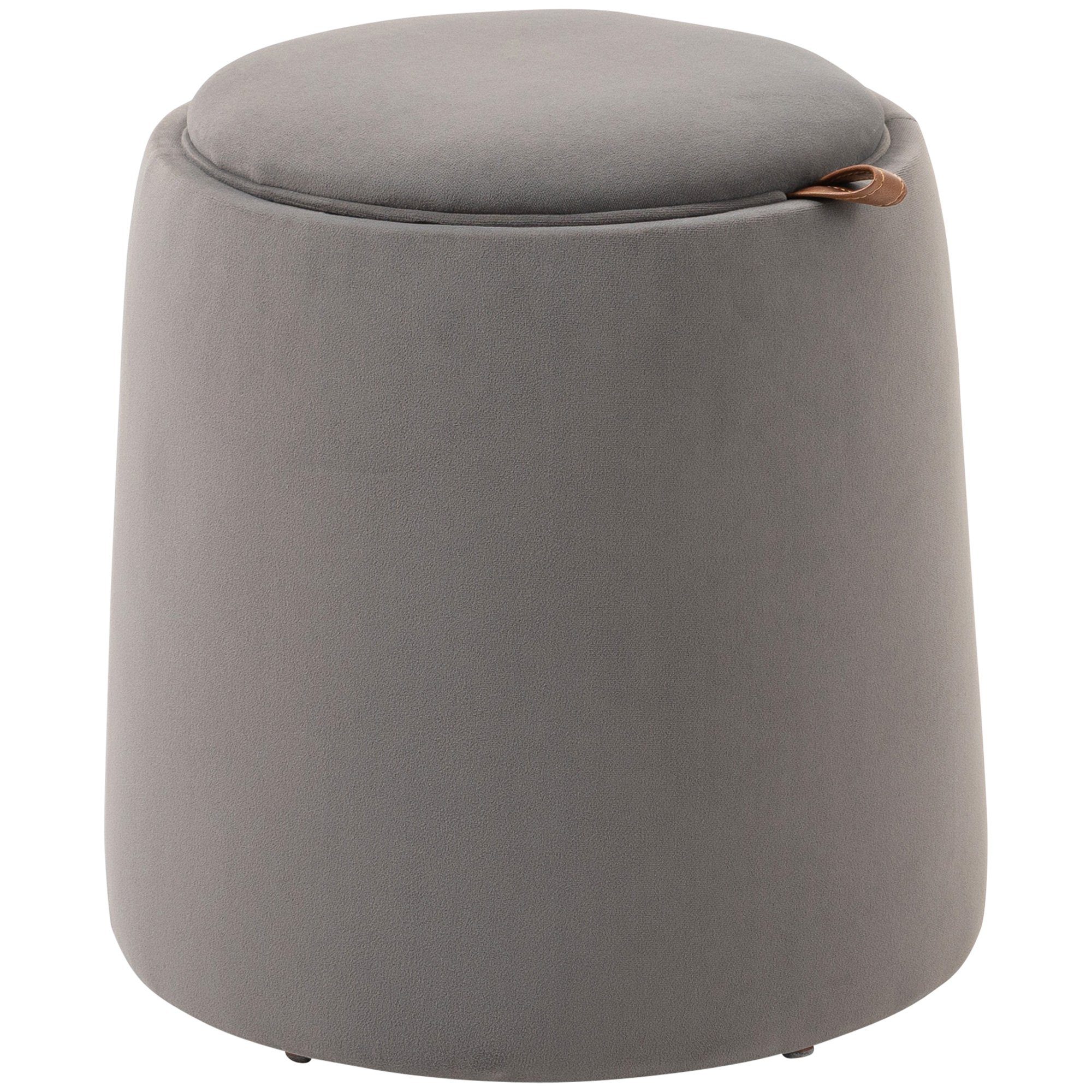 HOMCOM Sitzbank 2-in-1 Hocker in Samtoptik günstig online kaufen