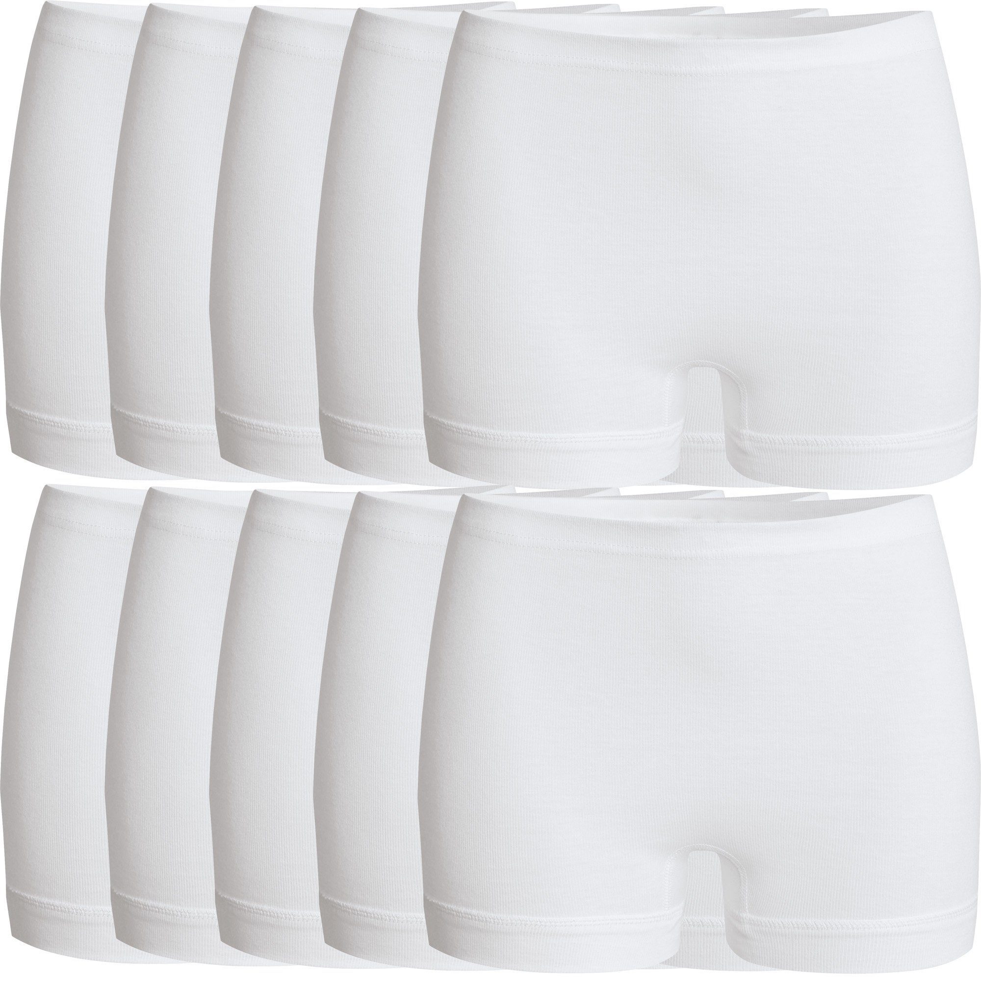 conta Slip Damen-Schlüpfer 10er-Pack Feinripp Uni