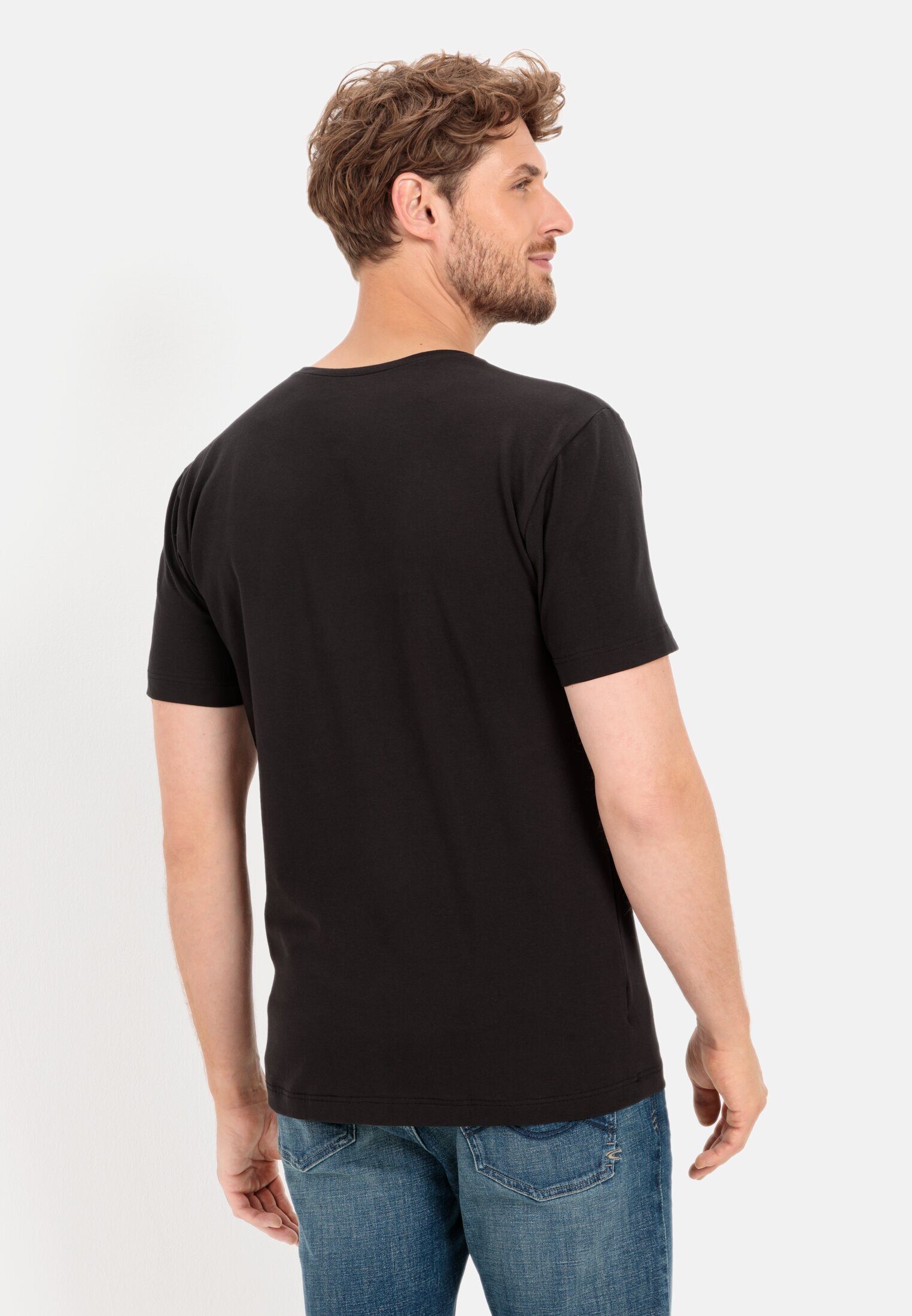 camel active Unterziehshirt im 3er-Pack Kurzarm Rundhals (Set, 3-St., Unter günstig online kaufen