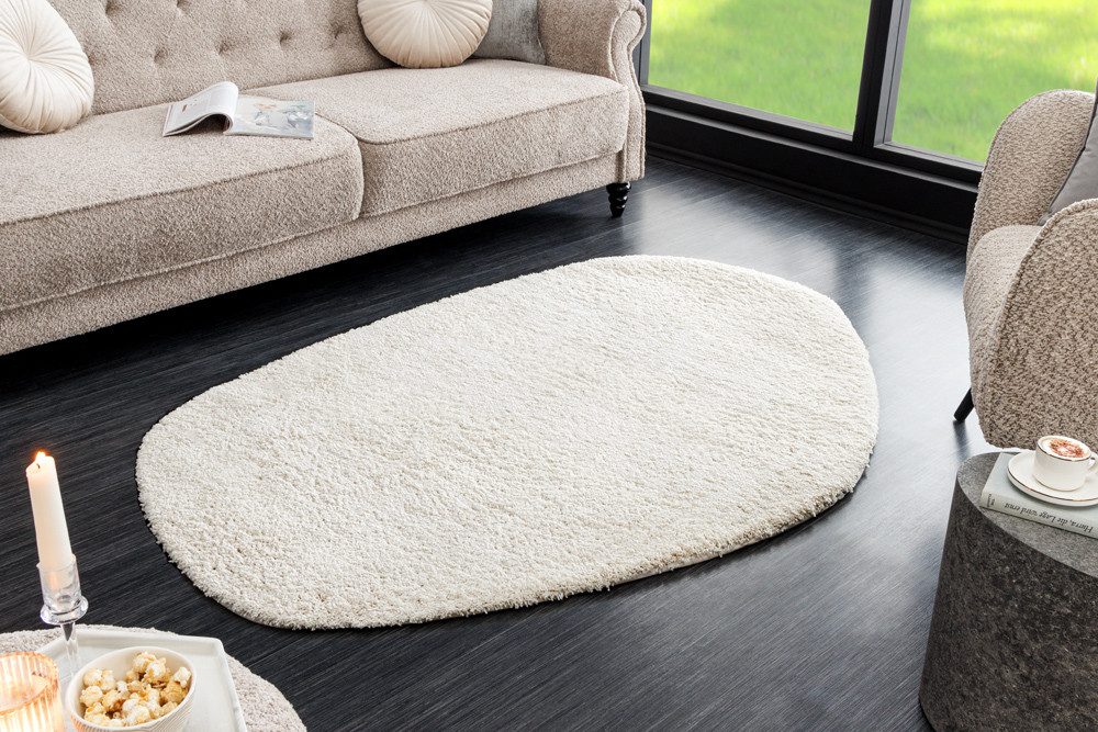 riess-ambiente Hochflor-Teppich ORGANIC 180x120cm creme · günstig online kaufen