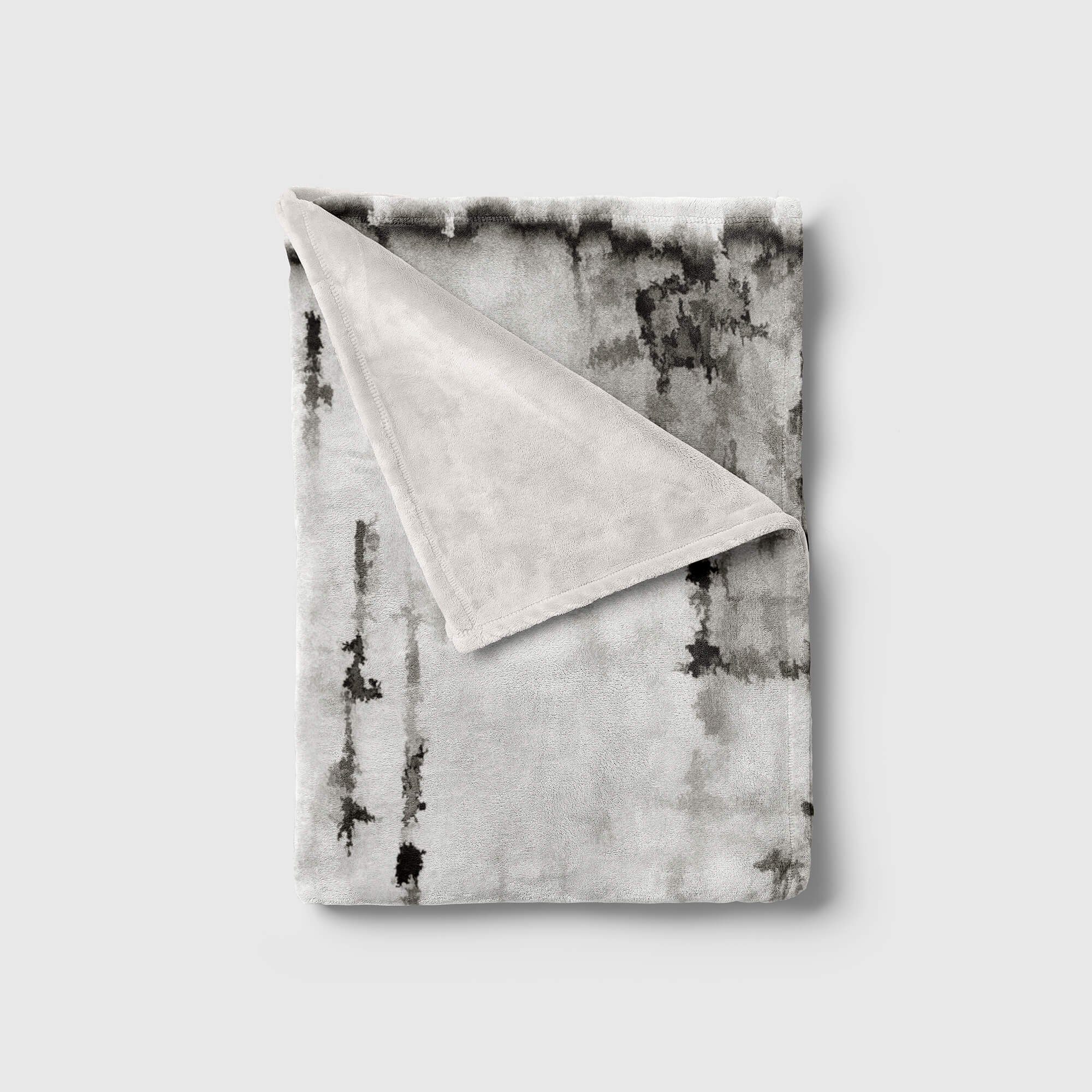 Saunatuch A, Strandhandtuch Art Schwarz Baumwolle-Polyester-Mix Abstrakt Handtücher Grau Handtuch Fotomotiv Weiß Kuscheldecke Sinus Handtuch mit (1-St),