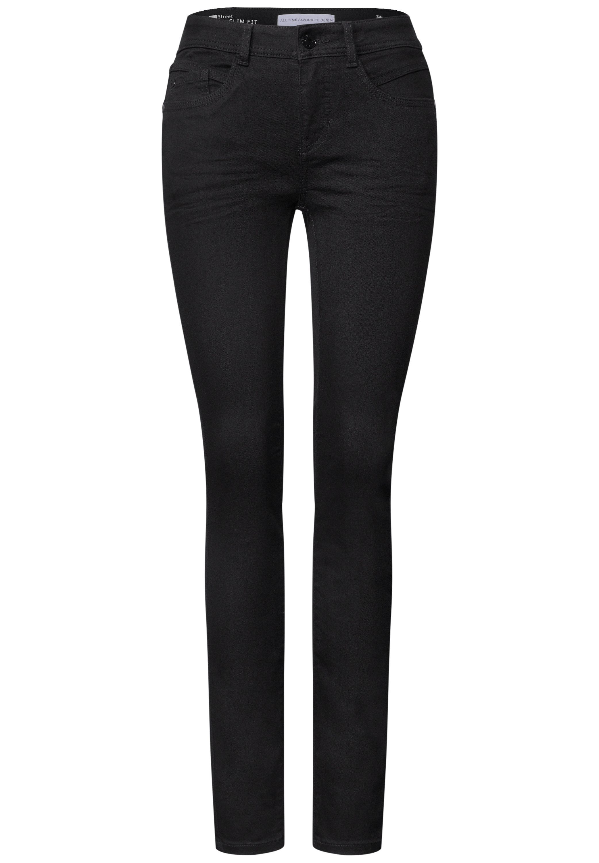 STREET ONE Slim-fit-Jeans 5-Pocket-Style – Bild 5 von 5