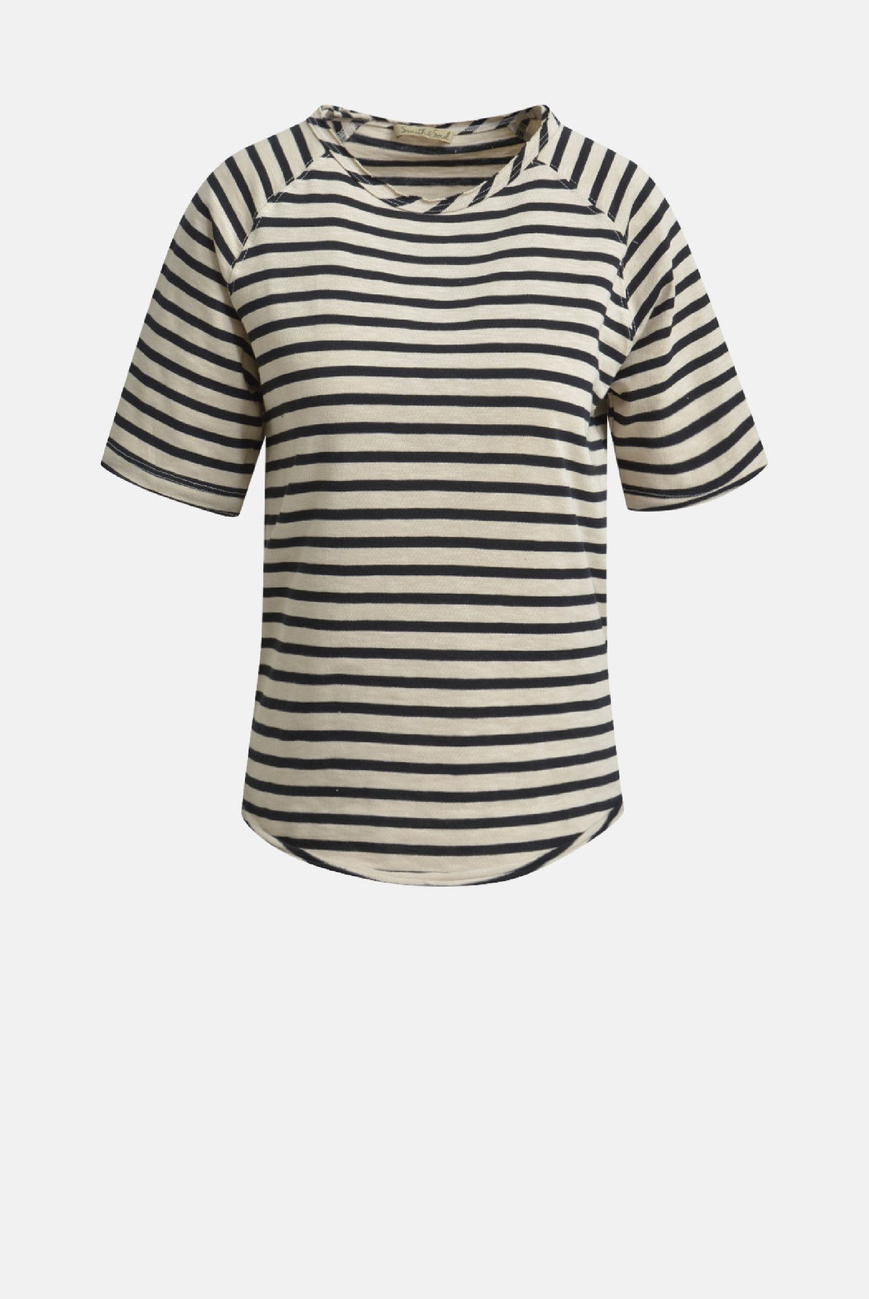 Smith & Soul Rundhalsshirt mit offener günstig online kaufen
