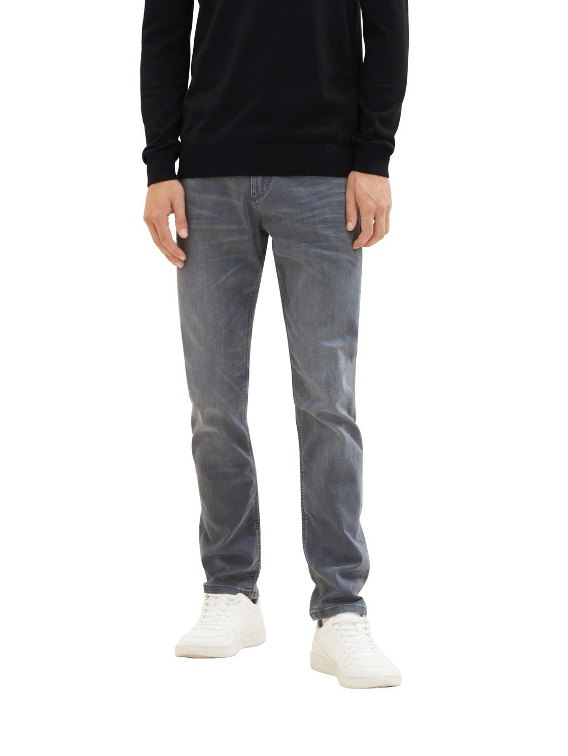 Tom Tailor Herren Jeans Josh - Slim Fit - Blau - Grey Denim günstig online kaufen