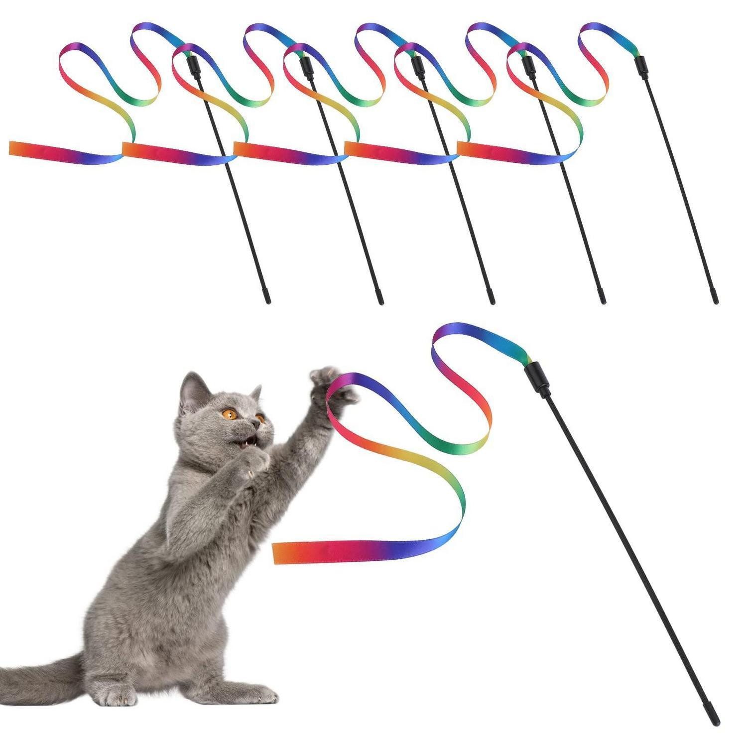 LuxusKollektion Tier-Beschäftigungsspielzeug Katzenspielzeug Nachfüllsets 5er-Pack