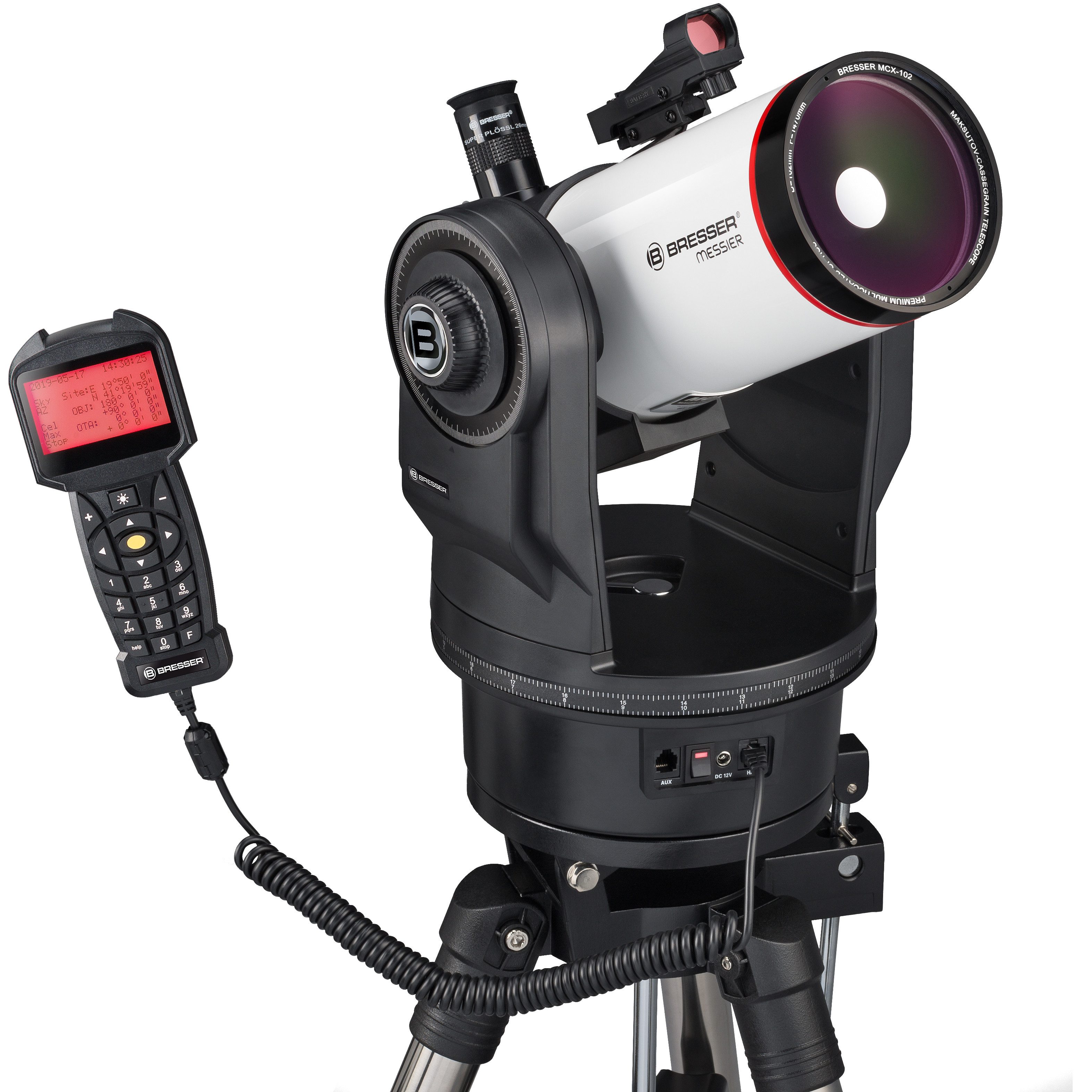 BRESSER Teleskop BRESSER Messier MCX-102 GoTo Teleskop EQ/AZ