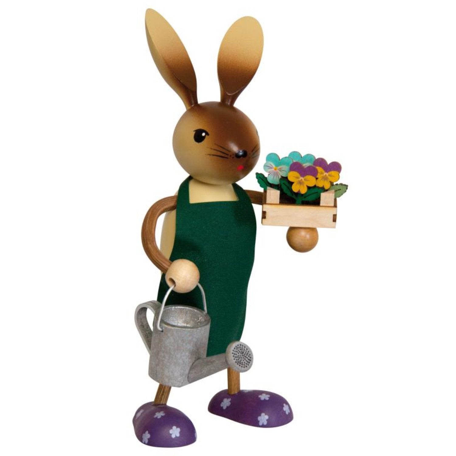 Kuhnert Osterhase Kuhnert Osterhase mit langen Beinen, Gärtner, Erzgebirgische Holzkunst