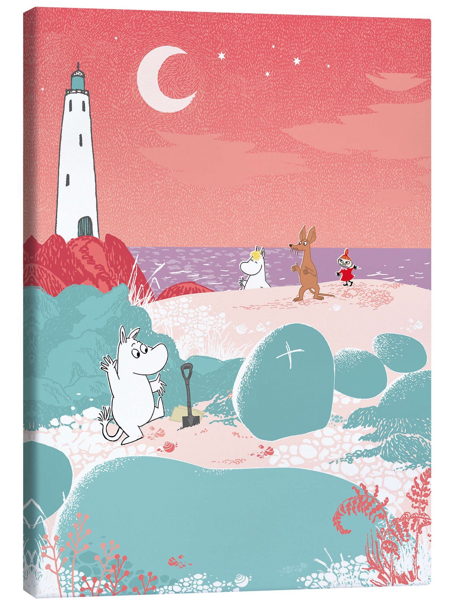 Leinwandbild Moomin