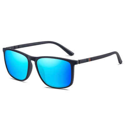 FIDDY Sonnenbrille Polarisierte Sonnenbrillen, Unisex-Sonnenbrillen mit UV-Schutz (Fahrspiegel bunte Filmbrille Outdoor-Sonnenbrille, 1-St., Vielseitig und modisch)