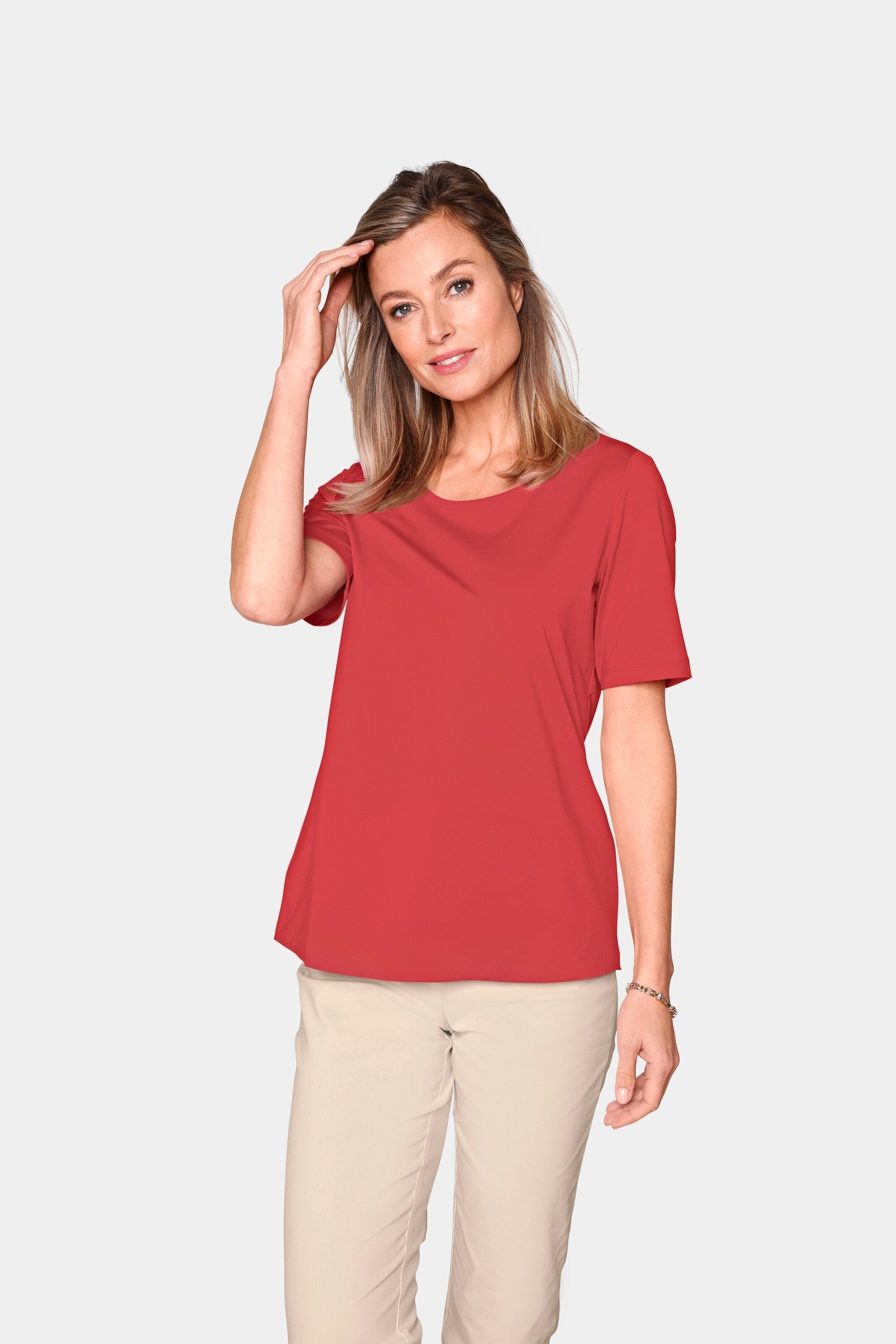 GOLDNER T-Shirt Gepflegtes Shirt in formstabiler günstig online kaufen