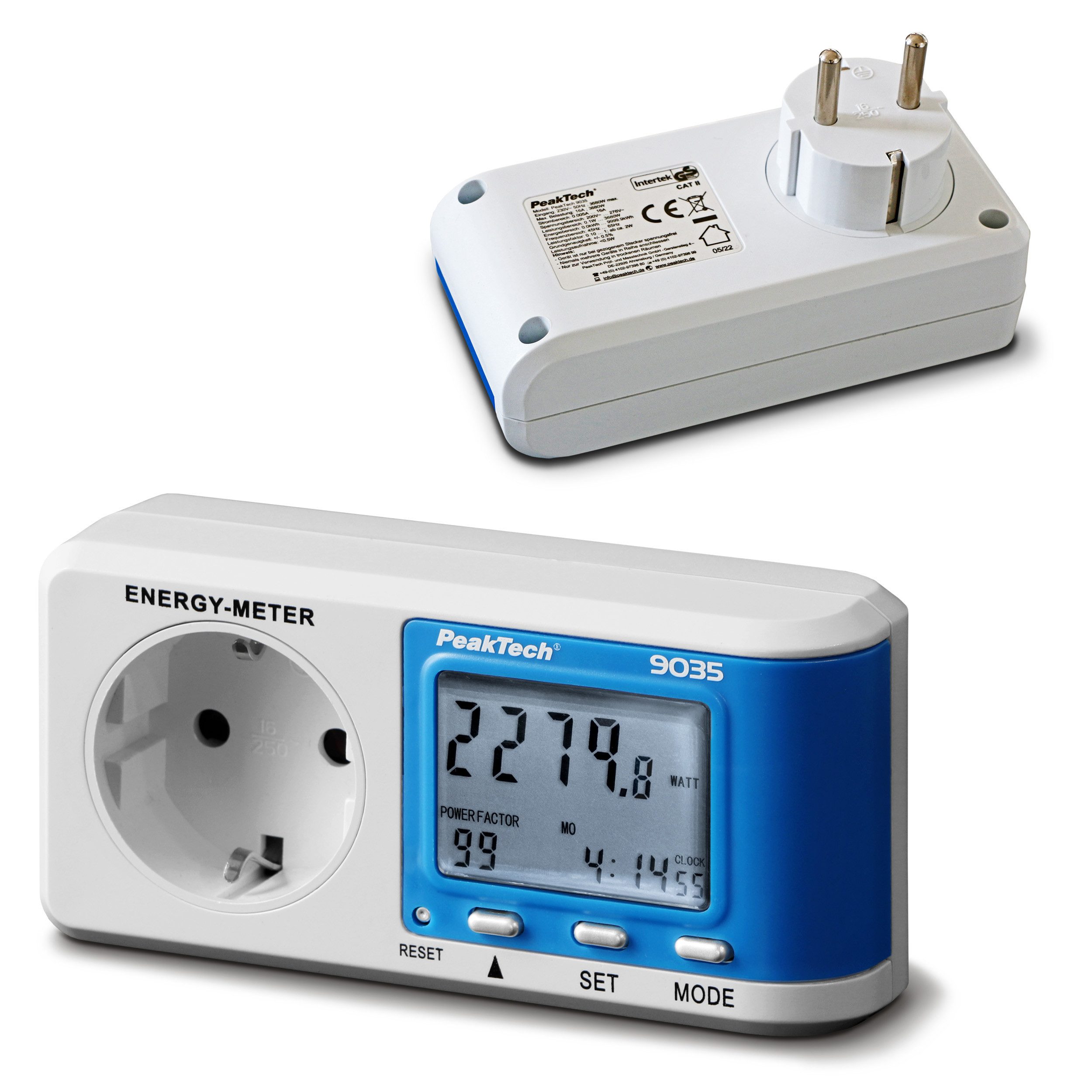 Energiekostenmessgerät PeakTech P 9035: Energiekostenmessgerät ~ 0,005 A ...