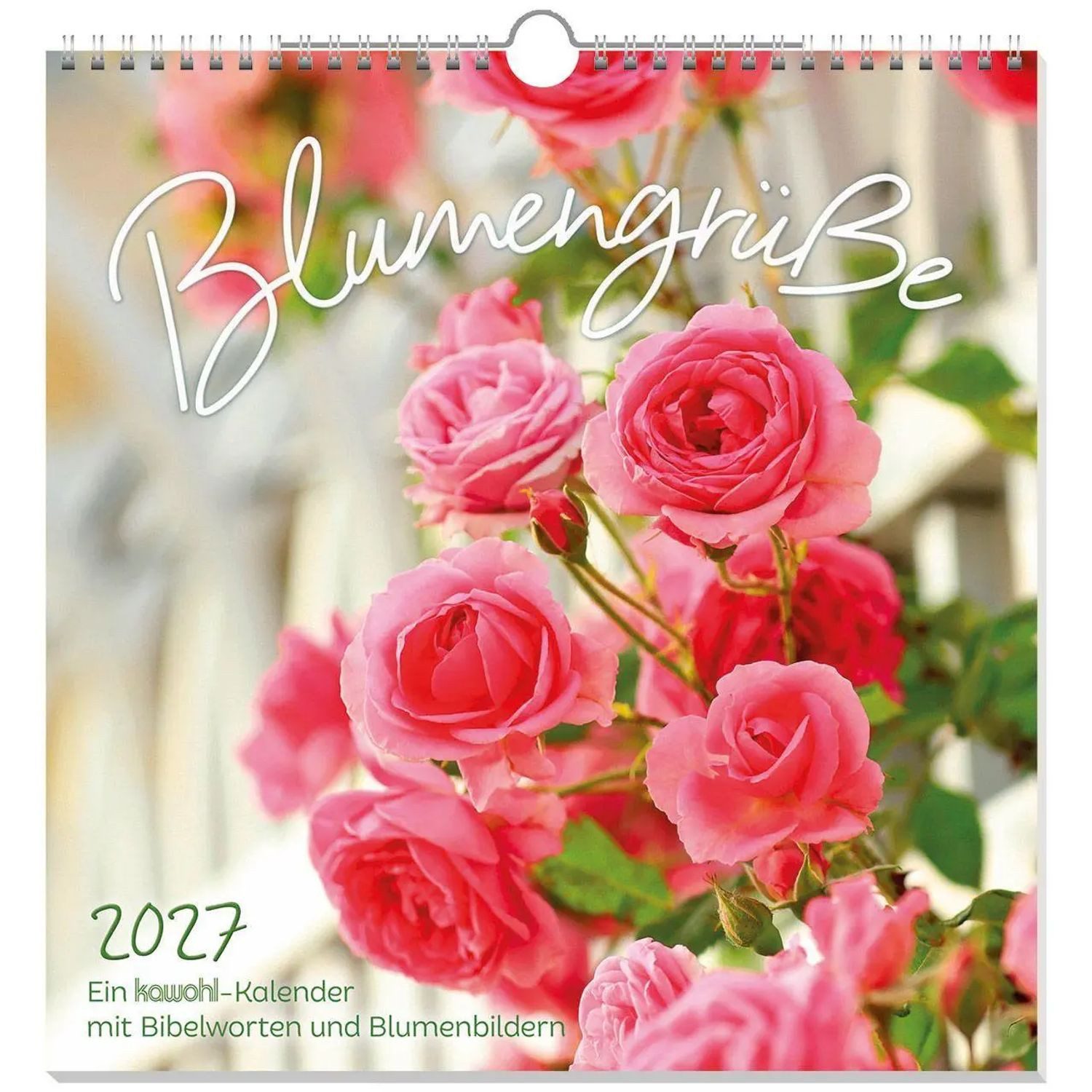 Wandkalender Blumengrüße 2027