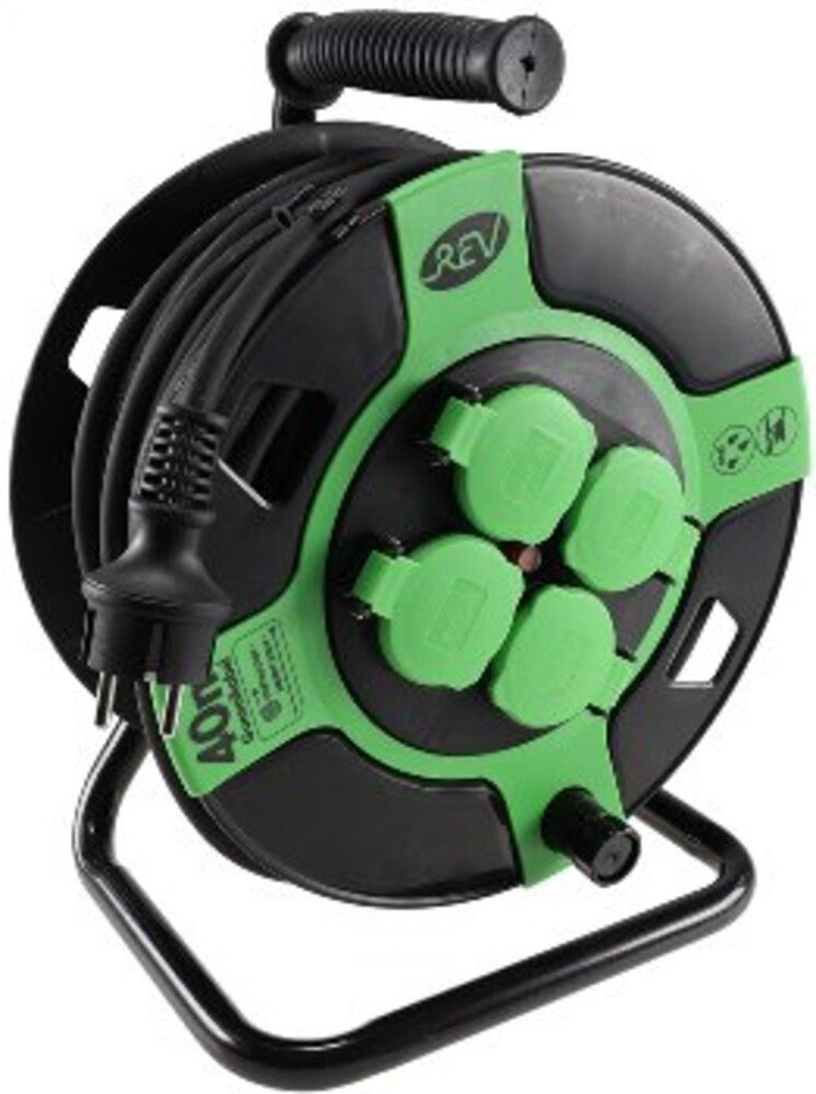 ChiliTec Kabeltrommel Kunststoff, 3500W, IP44, L90mm Kabeltrommel