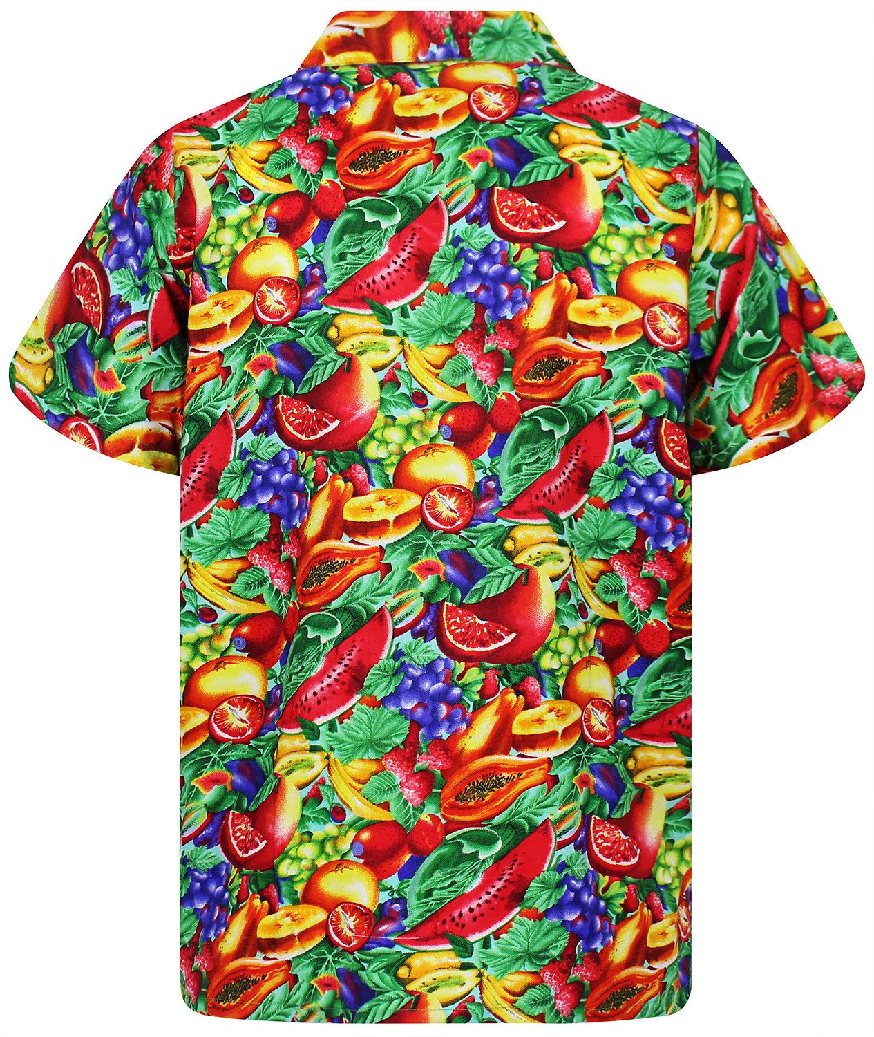 King Kameha Hawaiihemd Tutti Frutti Funky Hawaii-Hemd Kurzarm Front-Tasche günstig online kaufen